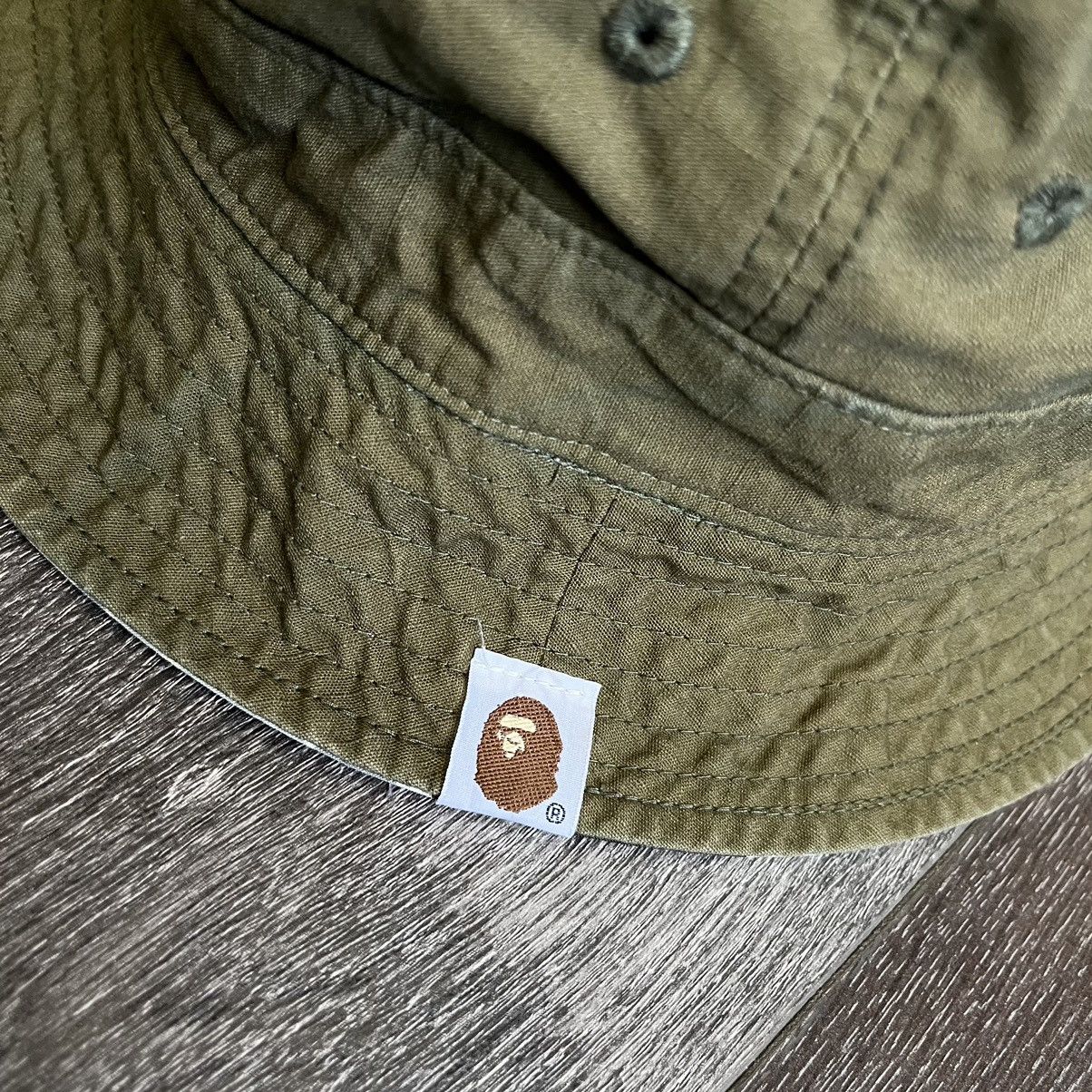 Bape A Bathing Ape Bapesta Psyche Camo Bucket Hat Reversible Bape Size ONE SIZE - 5 Thumbnail