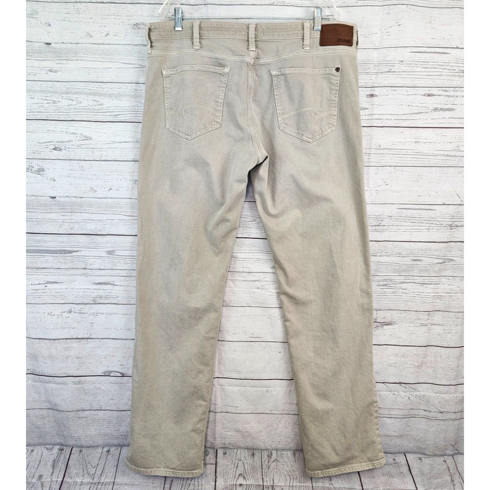Mavi Mavi Mens Matt Relaxed Straight Leg Jeans Sz 38 Gray Cotton Blend Jeans Mens 38 Gray Straight 33in Size US 38 / EU 54 - 3 Thumbnail