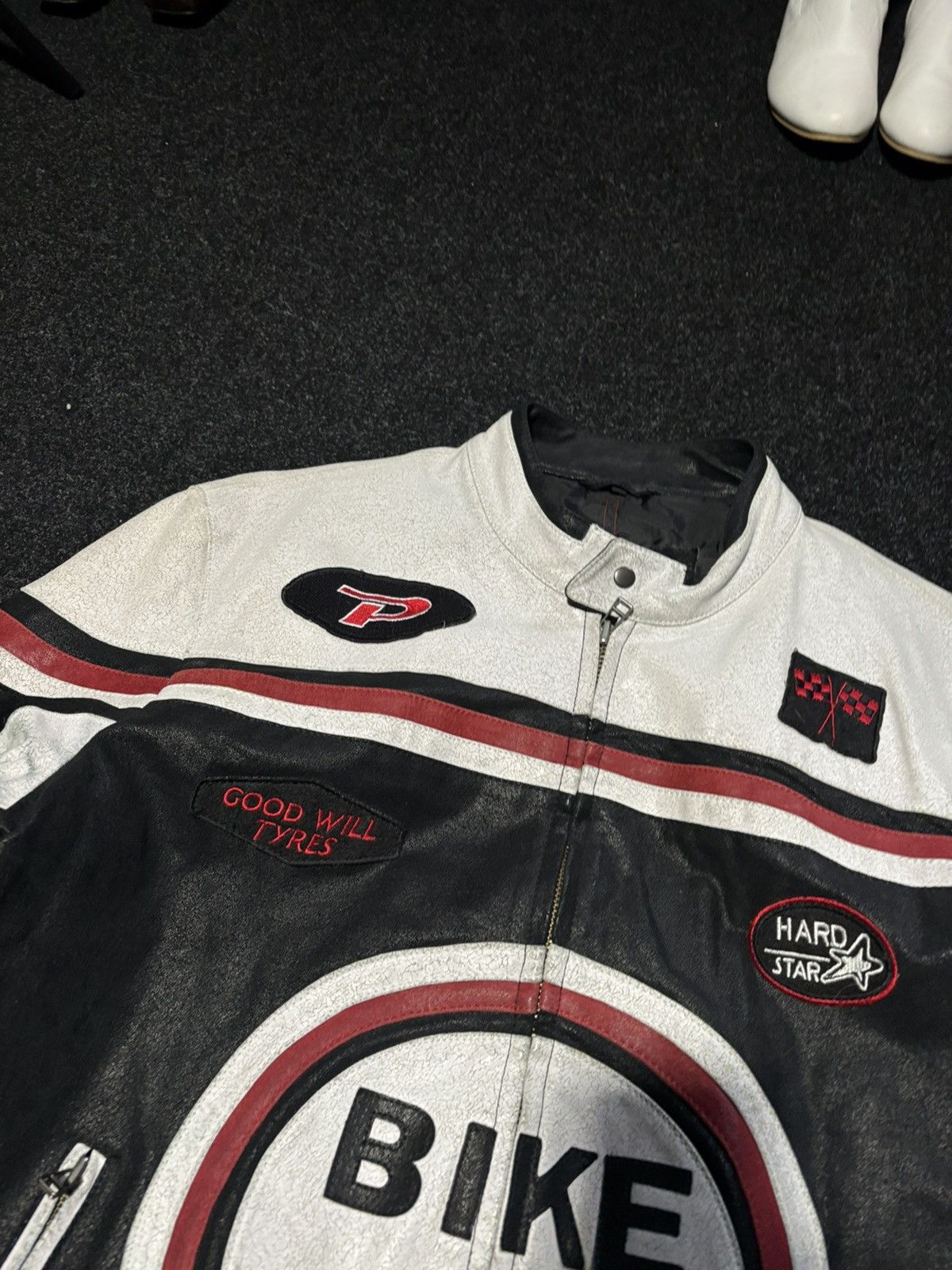 Other Vintage Racing Leather Jacket Size US XL / EU 56 / 4 - 8 Thumbnail
