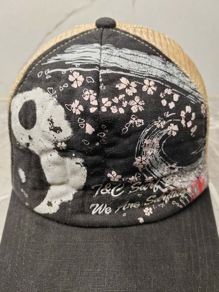 Japanese Brand Vintage T&C Surf Design Hawaii Trucker Cap Hat Size ONE SIZE - 3 Thumbnail