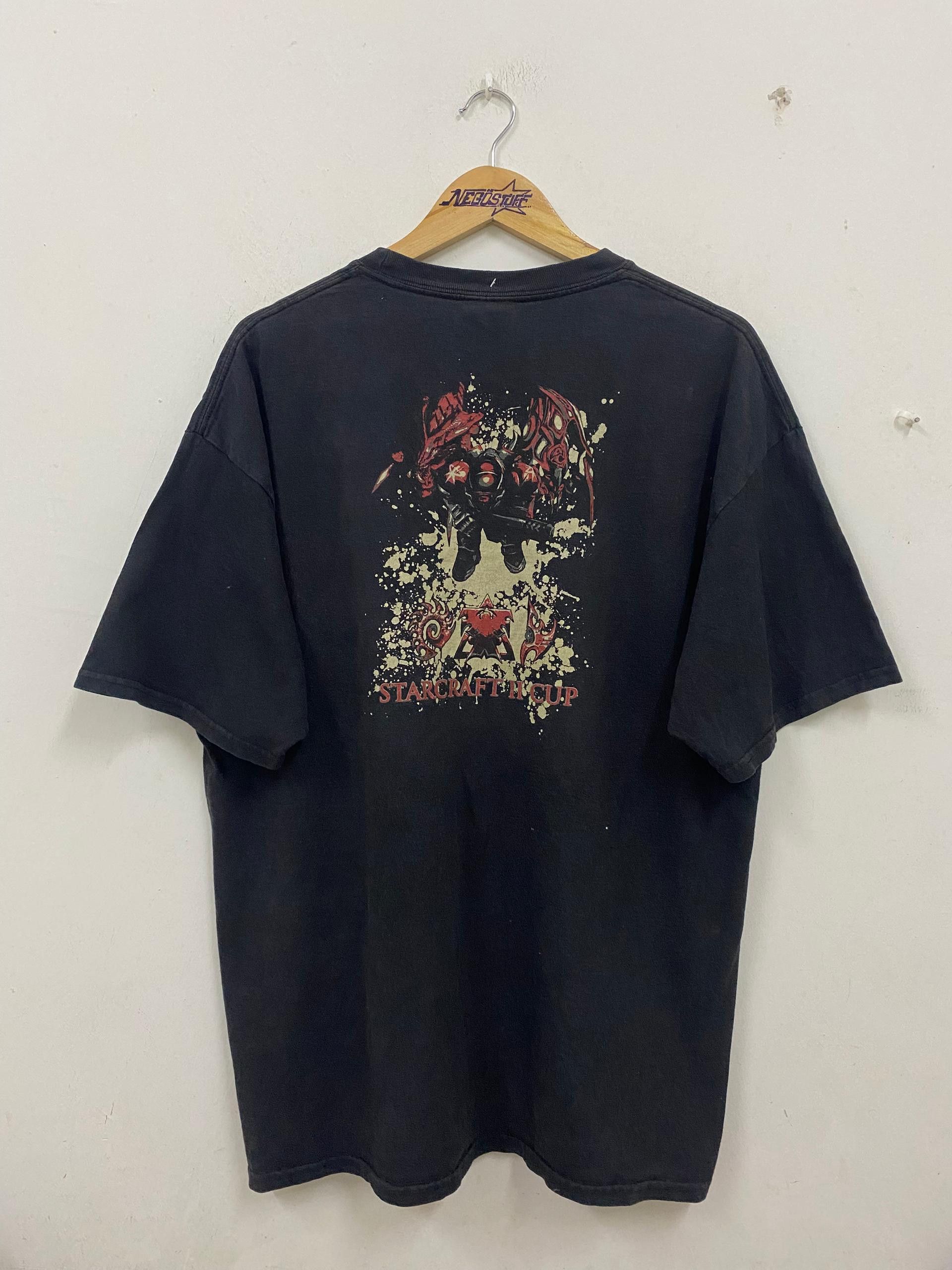 Microsoft Vintage 90s STARCRAFT game microsoft t shirt Size US XL / EU 56 / 4 - 3 Thumbnail