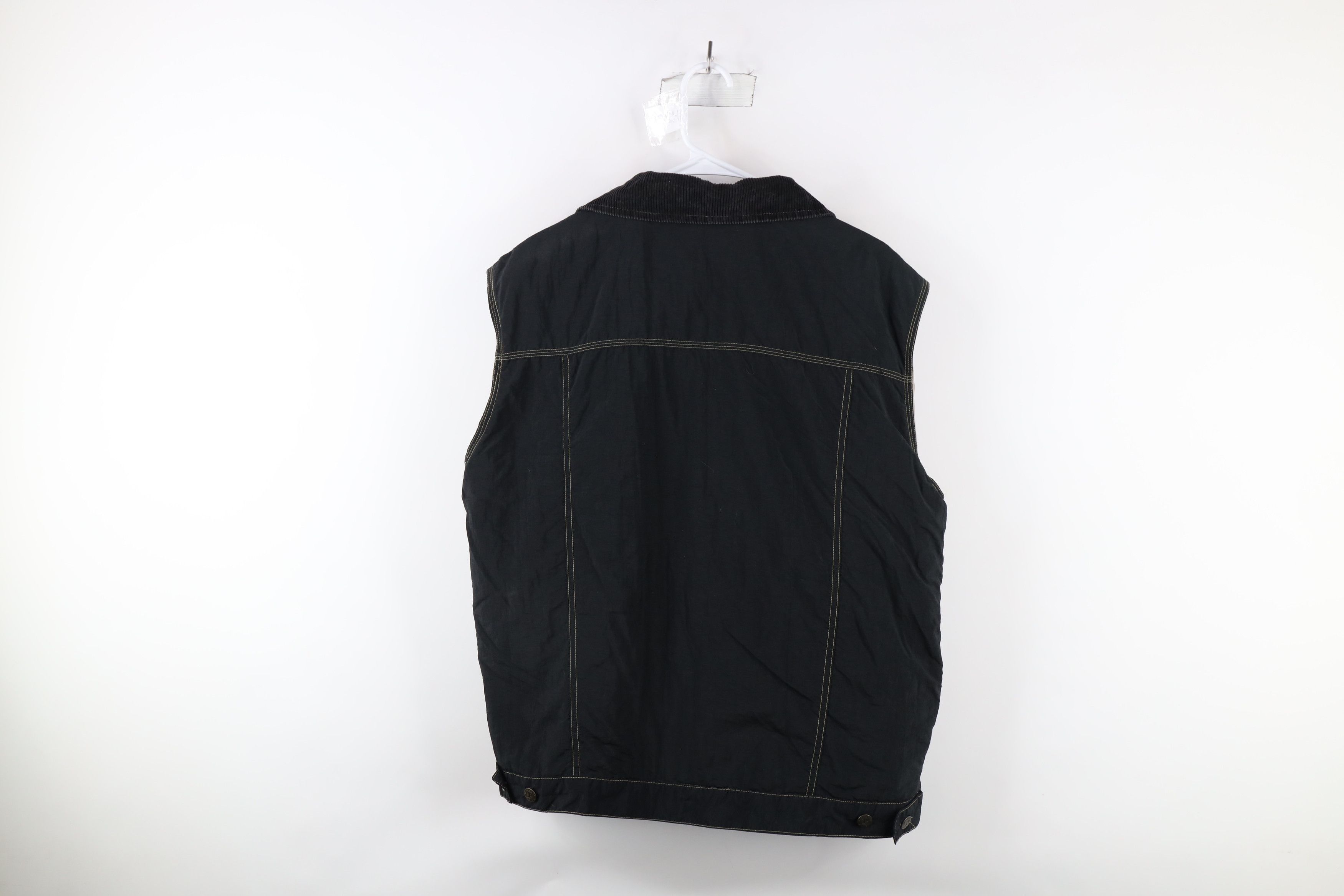 Vintage Vintage 90s Streetwear Button Puffer Vest Jacket Plaid Size US XL / EU 56 / 4 - 12 Thumbnail