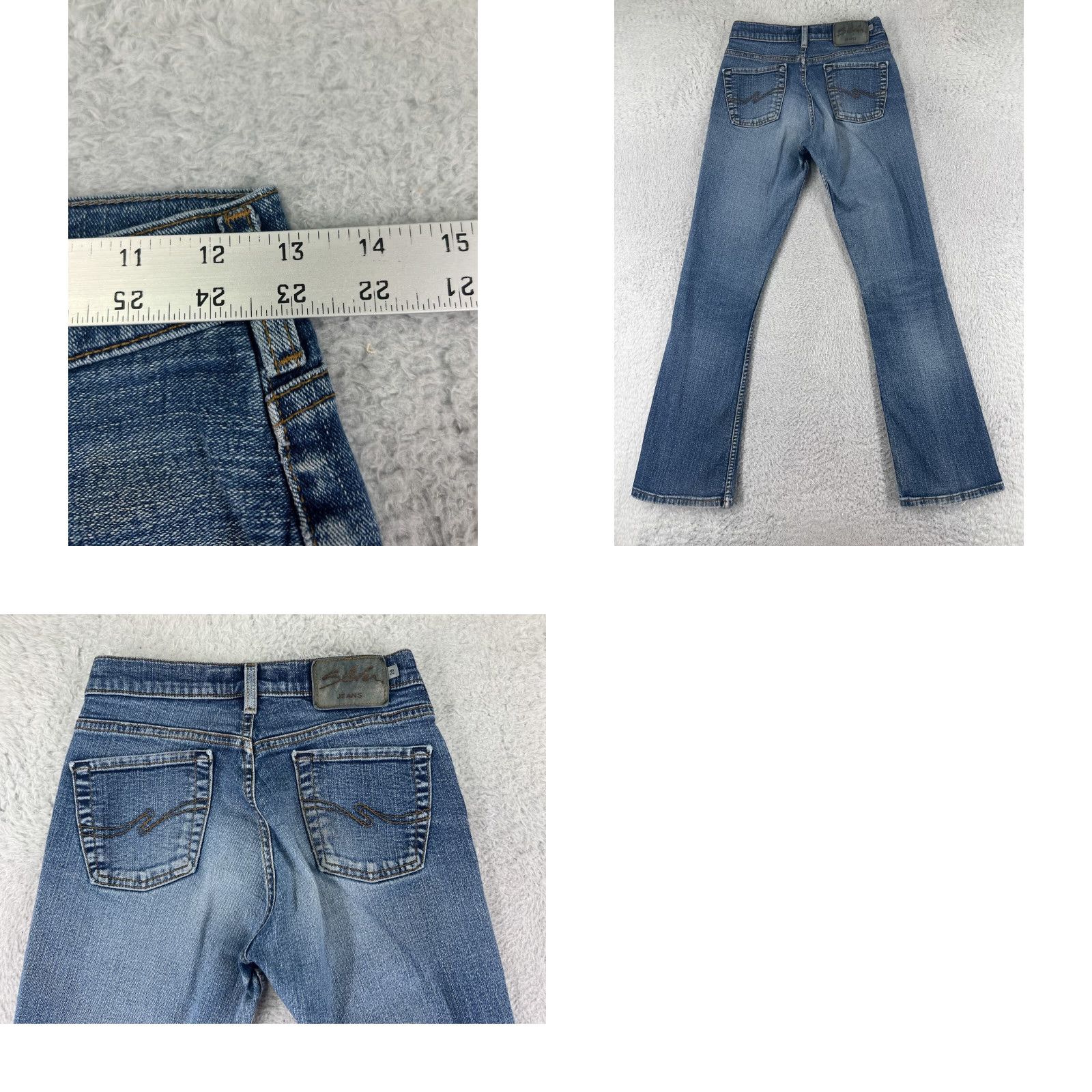 Silver Jeans Co. Silver Clothing Co Pants Womens 26 Blue Denim Medium Wash Bootcut Cotton Blend Size 26" / US 2 / IT 38 - 9 Thumbnail