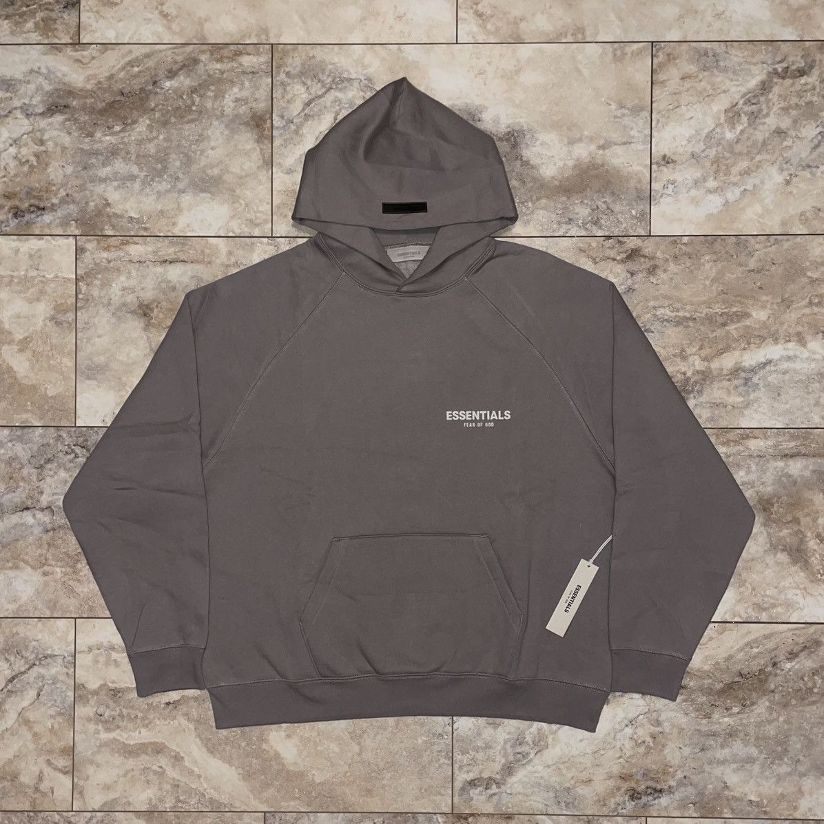 Fear of God Essentials Hoodie Desert Taupe Size XL