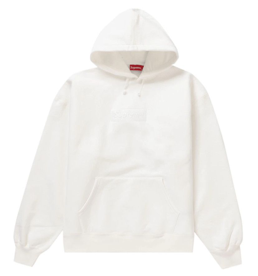 Supreme Box Logo Hooded Sweatshirt (FW23) White | Grailed