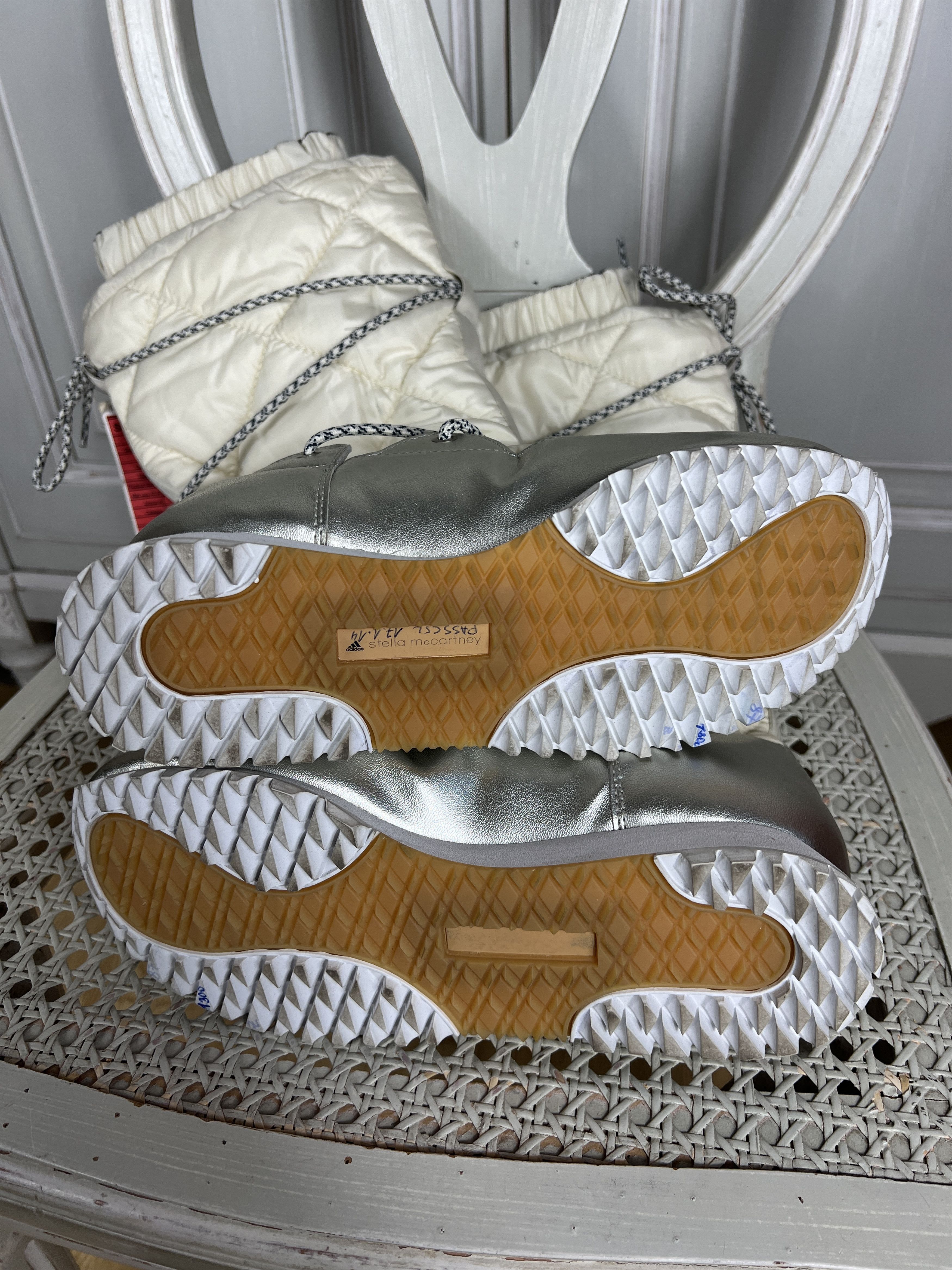 Adidas × Stella McCartney VINTAGE ADIDAS STELLA MCCARTNEY BONDAGE RACING MOTO BOOTS Size US 5 / IT 35 - 9 Thumbnail
