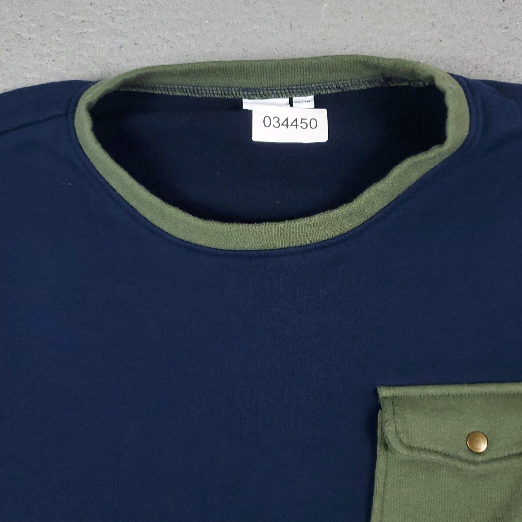Onia VINTAGE Onia Sweater Pullover Men's Size XL Casual Crew Neck Fleece Cotton Blue Size US XXL / EU 58 / 5 - 2 Thumbnail