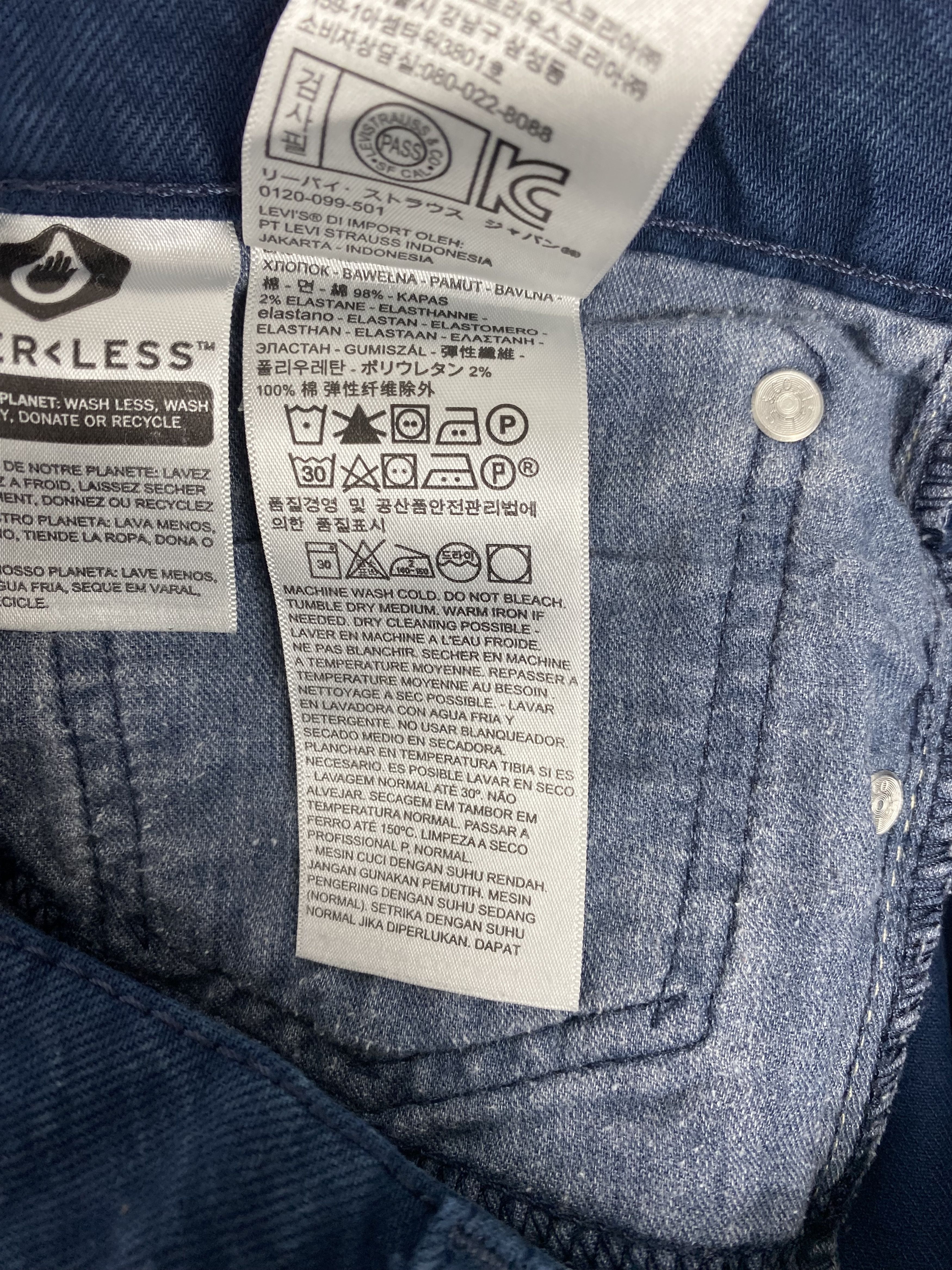 Levi's Vintage Levi's 512 Blue Denim Jeans P0476 Size US 36 / EU 52 - 19 Thumbnail