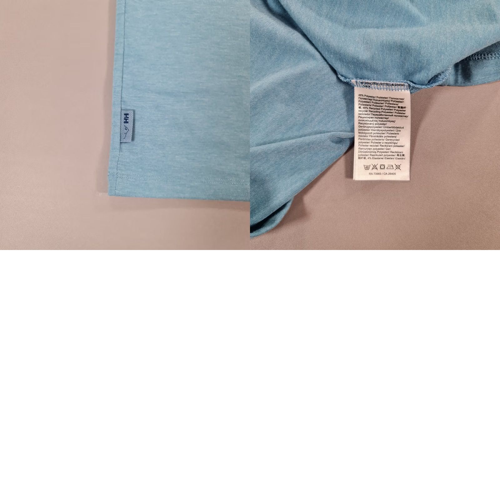 Helly Hansen Helly Hansen Mens T Shirt Blue Large Mountain Print Short Sleeves Tee Size US L / EU 52-54 / 3 - 8 Thumbnail
