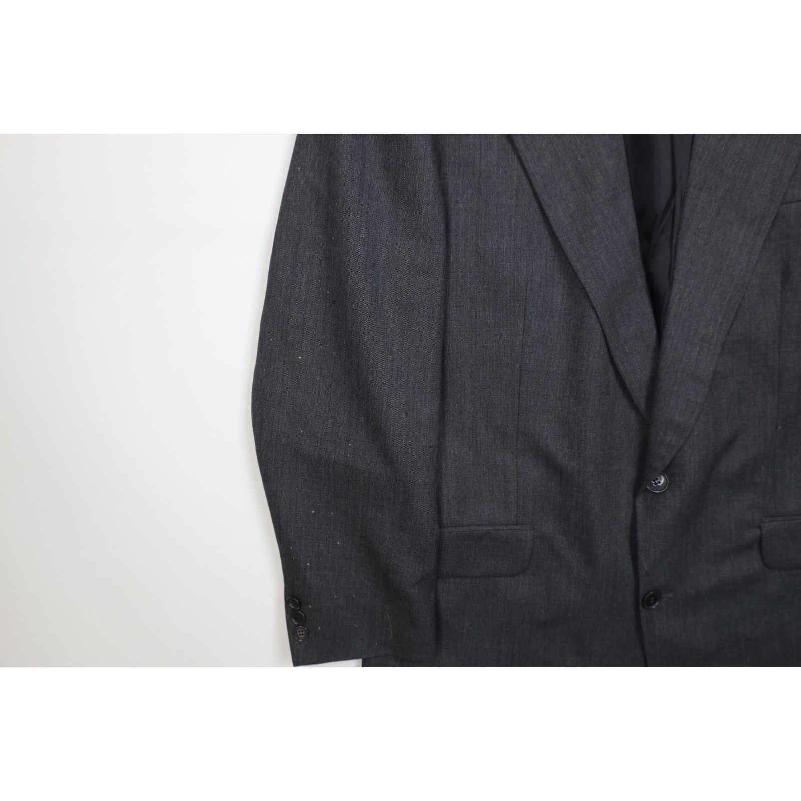 Vintage Vintage 90s Streetwear 2 Piece Wool Suit Wedding Size 42R - 5 Thumbnail