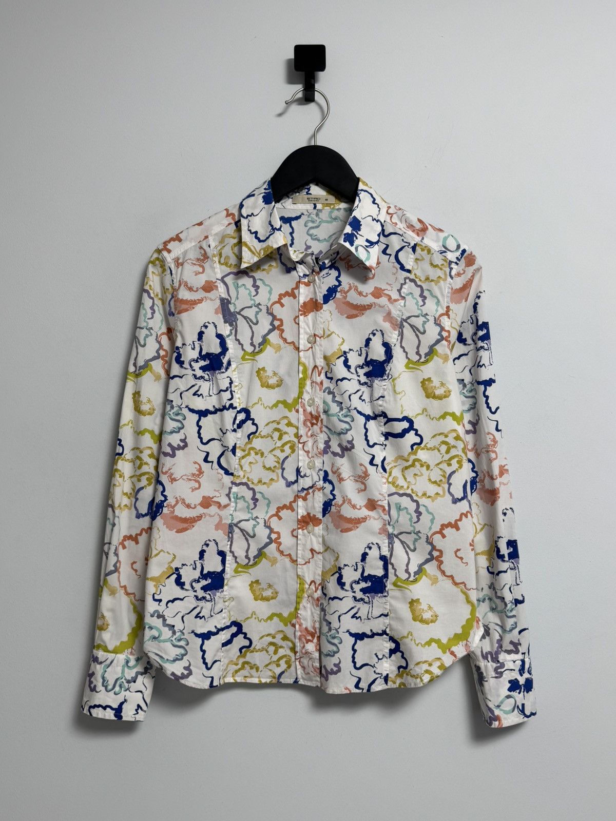 Etro Etro Women’s Multicolor Floral Print Shirt Size IT48 Italy Size L / US 10 / IT 46 - 1 Thumbnail
