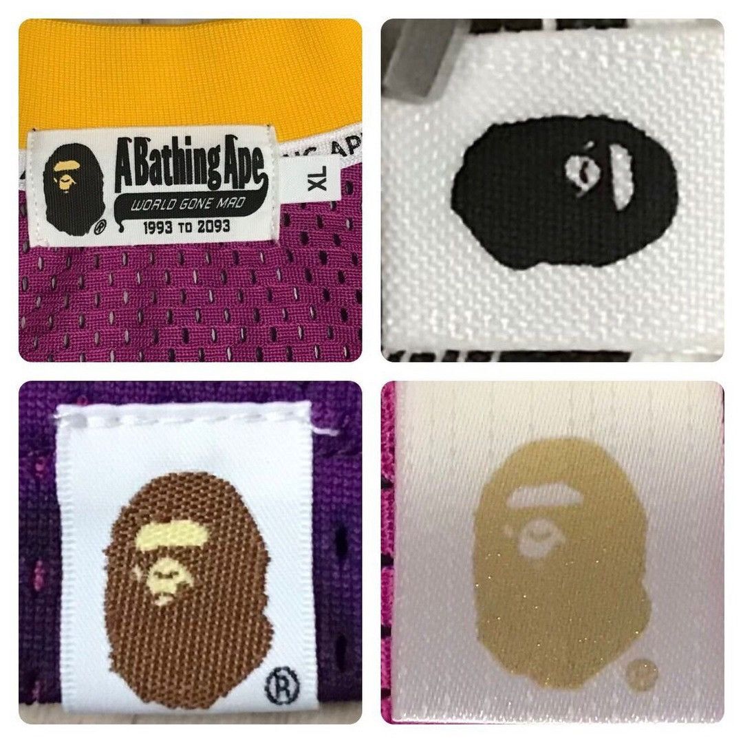 Bape BAPE Purple camo x yellow basketball tank top a bathing ape Size US XL / EU 56 / 4 - 7 Thumbnail