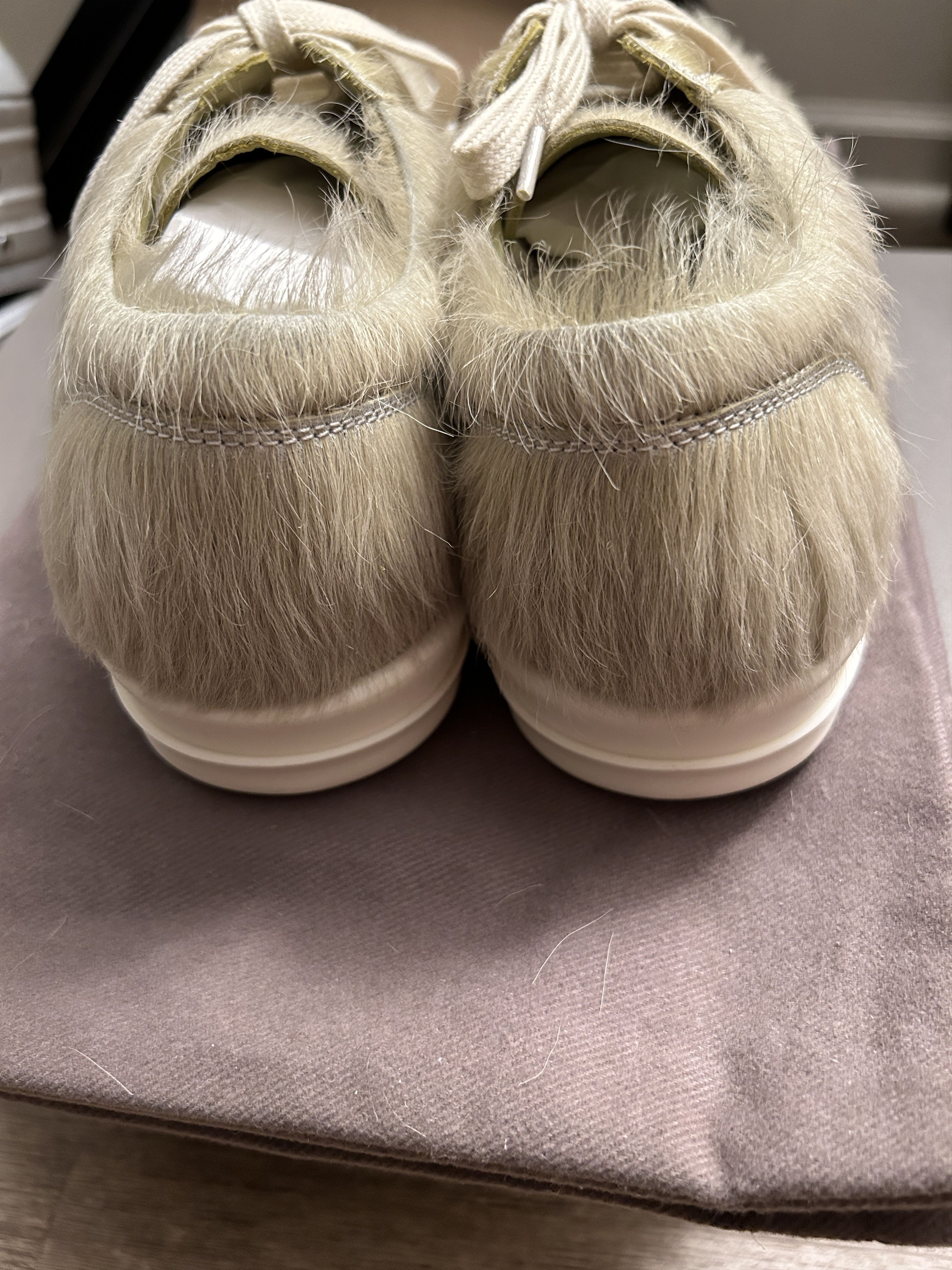 Rick Owens Rick Owens Luxor f/w23 green pony half vintage sneaker Size US 10 / EU 43 - 6 Thumbnail