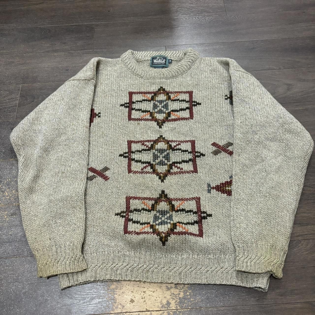 Woolrich Woolen Mills Vintage Woolrich Knit Sweatshirt 00s Medium Size US M / EU 48-50 / 2 - 1 Thumbnail