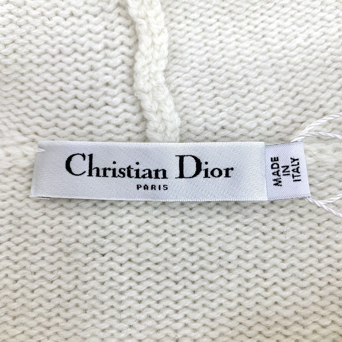 Dior Dior Colorblocked Logo Appliqué Wool Hooded Sweatshirt Size M / US 6-8 / IT 42-44 - 5 Thumbnail