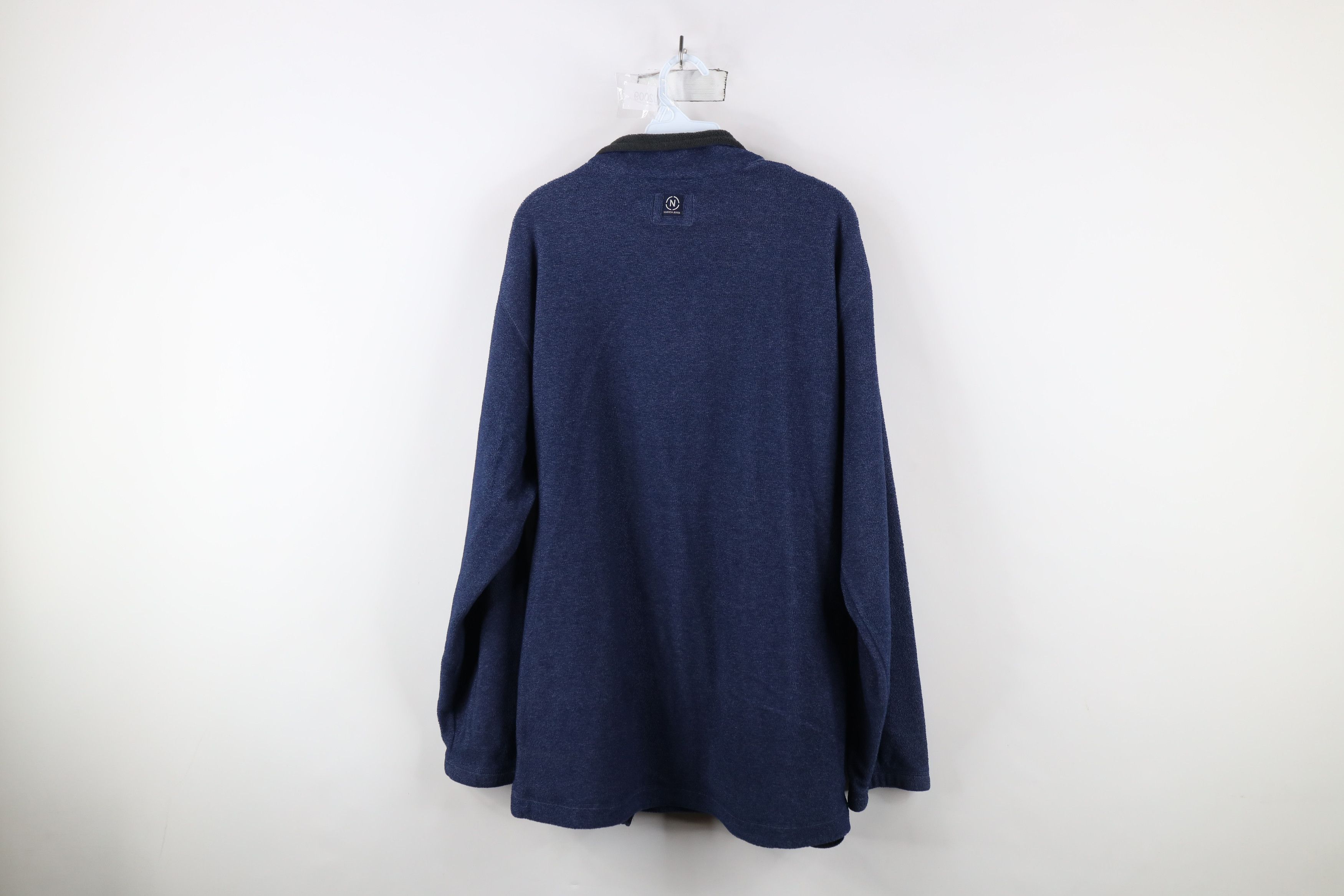 Nautica Vintage 90s Nautica Half Zip Fleece Pullover Sweater Size US L / EU 52-54 / 3 - 13 Thumbnail