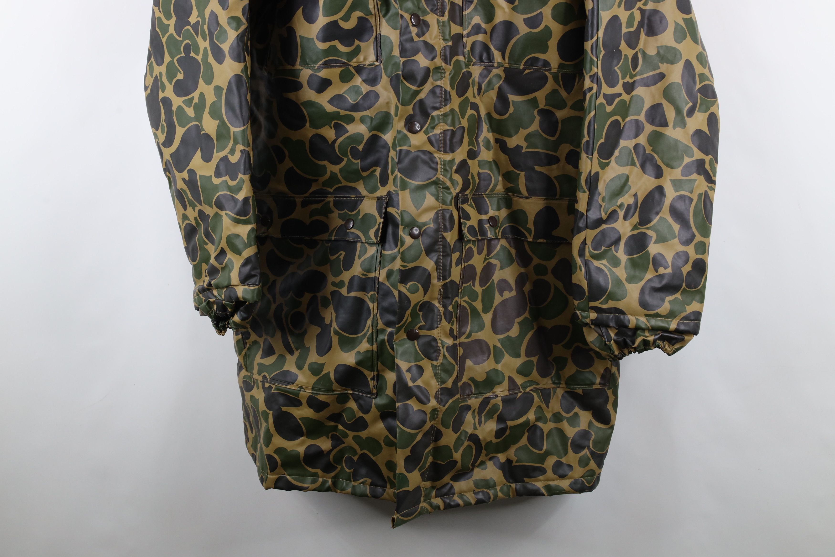 Vintage Vintage 90s Streetwear Camouflage Hooded Parka Jacket Size US L / EU 52-54 / 3 - 3 Thumbnail