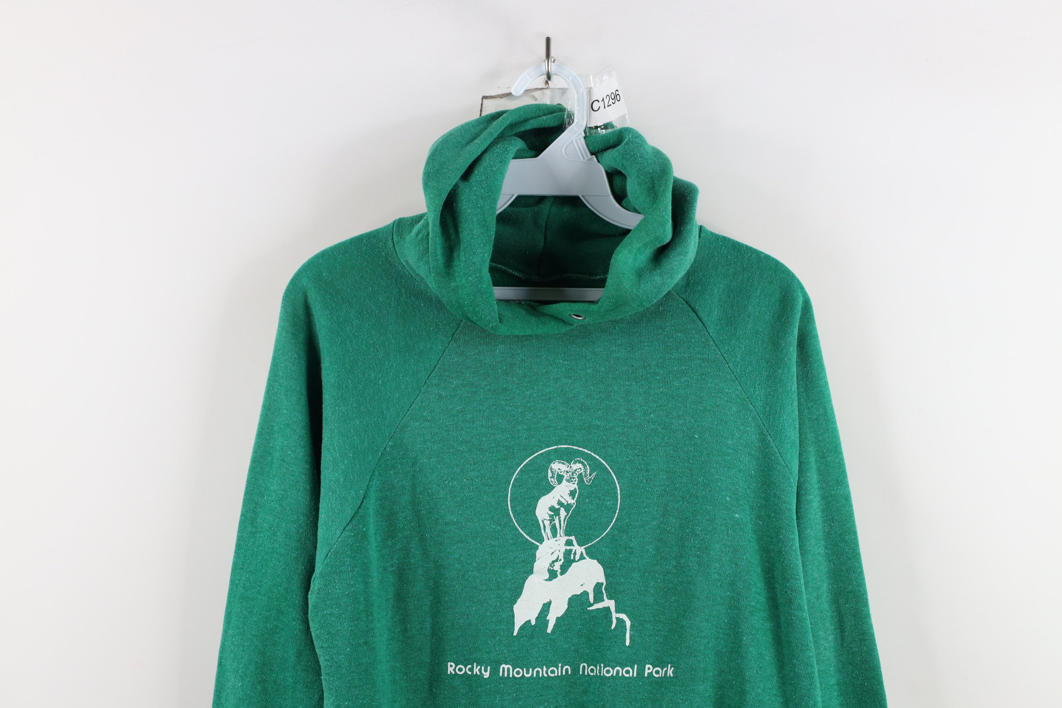 Vintage Vintage 70s Mountain National Park Hoodie Sweatshirt USA Size US M / EU 48-50 / 2 - 2 Thumbnail