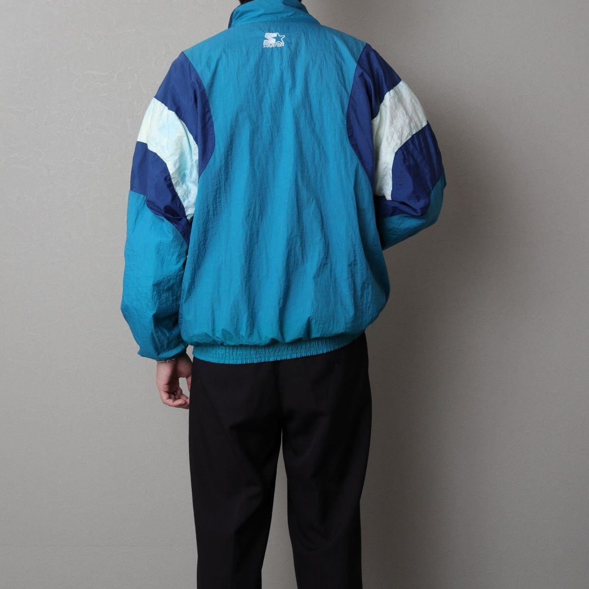 Starter VINTAGE 1990'S STARTER MEN'S NYLON SPORTS JACKET Size US XL / EU 56 / 4 - 3 Thumbnail