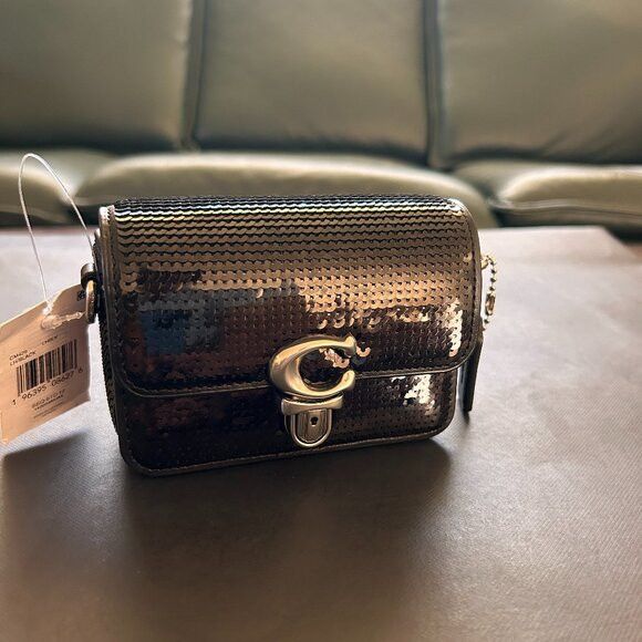 Coach NWT coach Studio Bag 12 With Sequins cm429 Size ONE SIZE - 1 Thumbnail