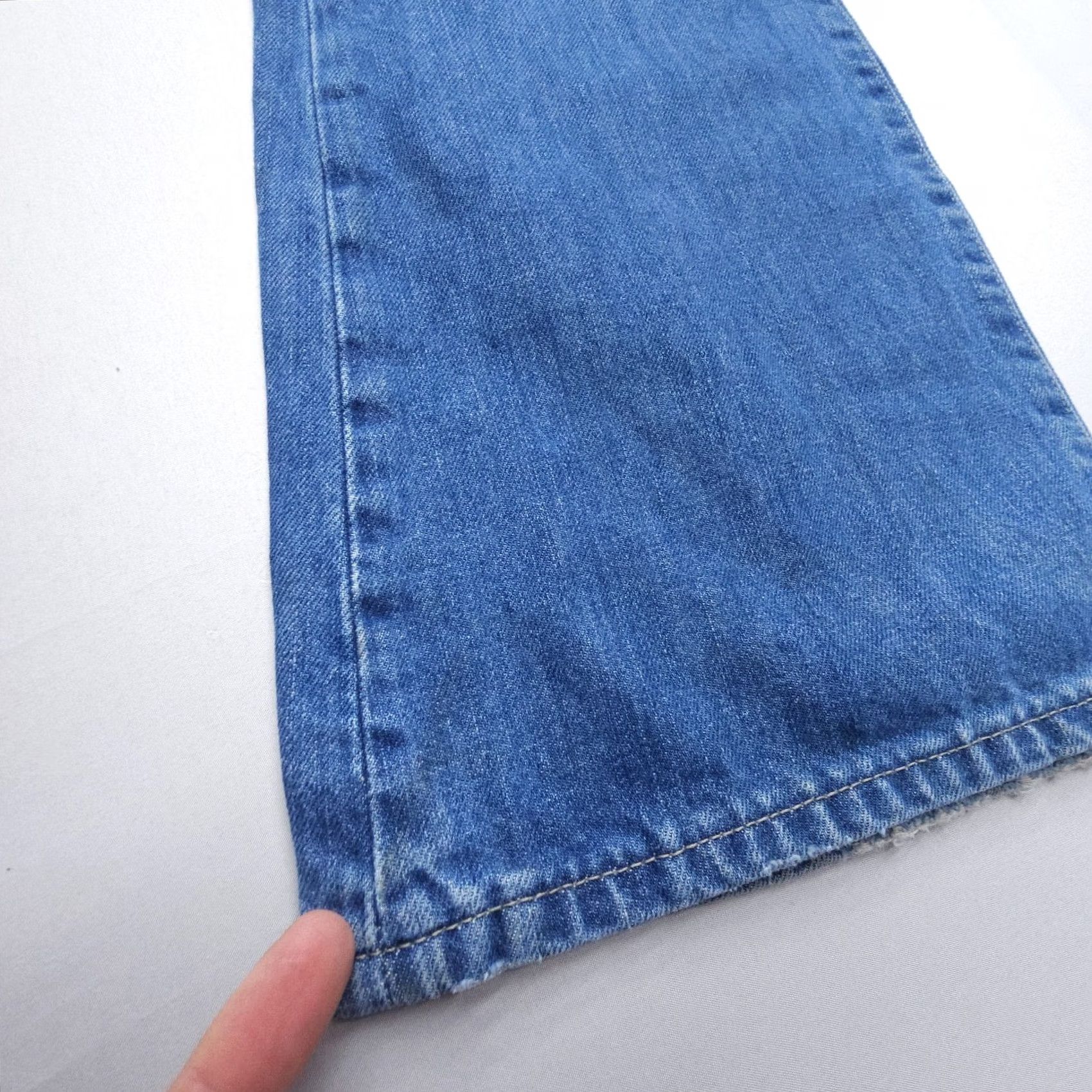 Diesel Diesel Jeans Flare Bootcut Denim Womens Size 32 Blue Made in Italy 5-Pocket Logo Stretch Regular Fit 31x30" IN Denim Size 24" / US 00 / IT 34 - 7 Thumbnail
