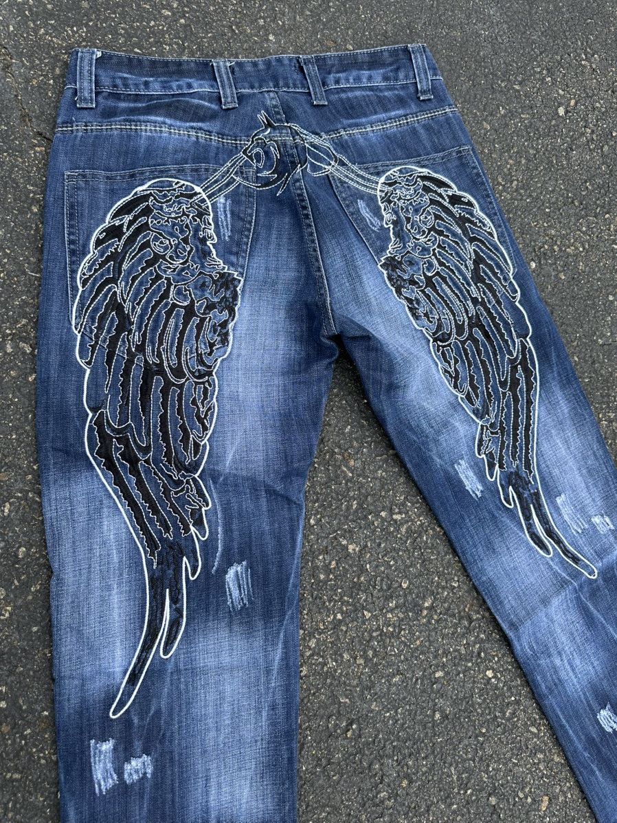 Vintage K&m jeans Kosmo lupo Size US 31 - 2 Thumbnail