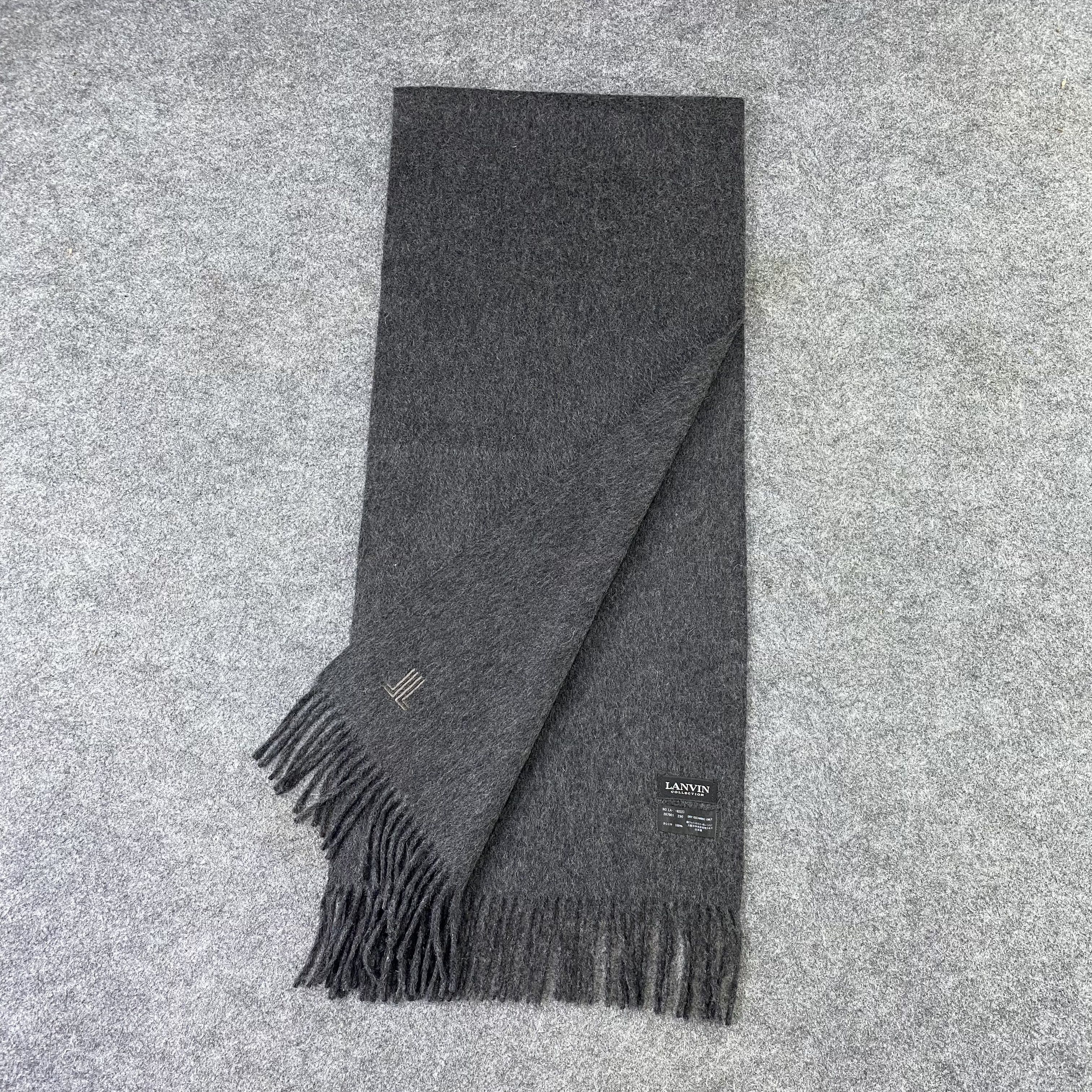 Lanvin Lanvin Cashmere Scarf / Muffler / Neckwear - T1337 Size ONE SIZE - 3 Thumbnail