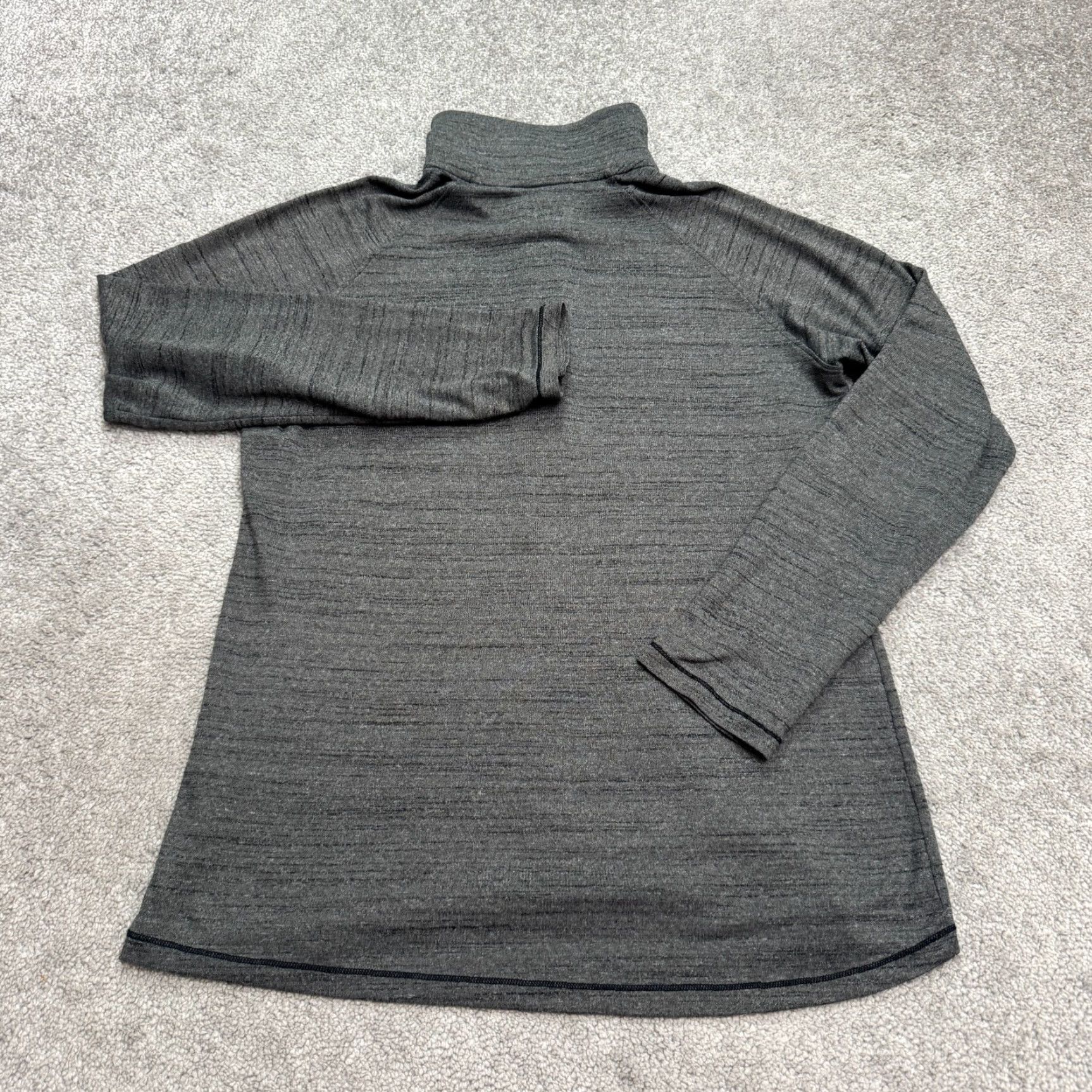 Under Armour Under Armour HeatGear Jacket Womens Medium Gray 1/2 Zip Pullover Breathable Activewear Regular Fit Loose Size M / US 6-8 / IT 42-44 - 2 Thumbnail