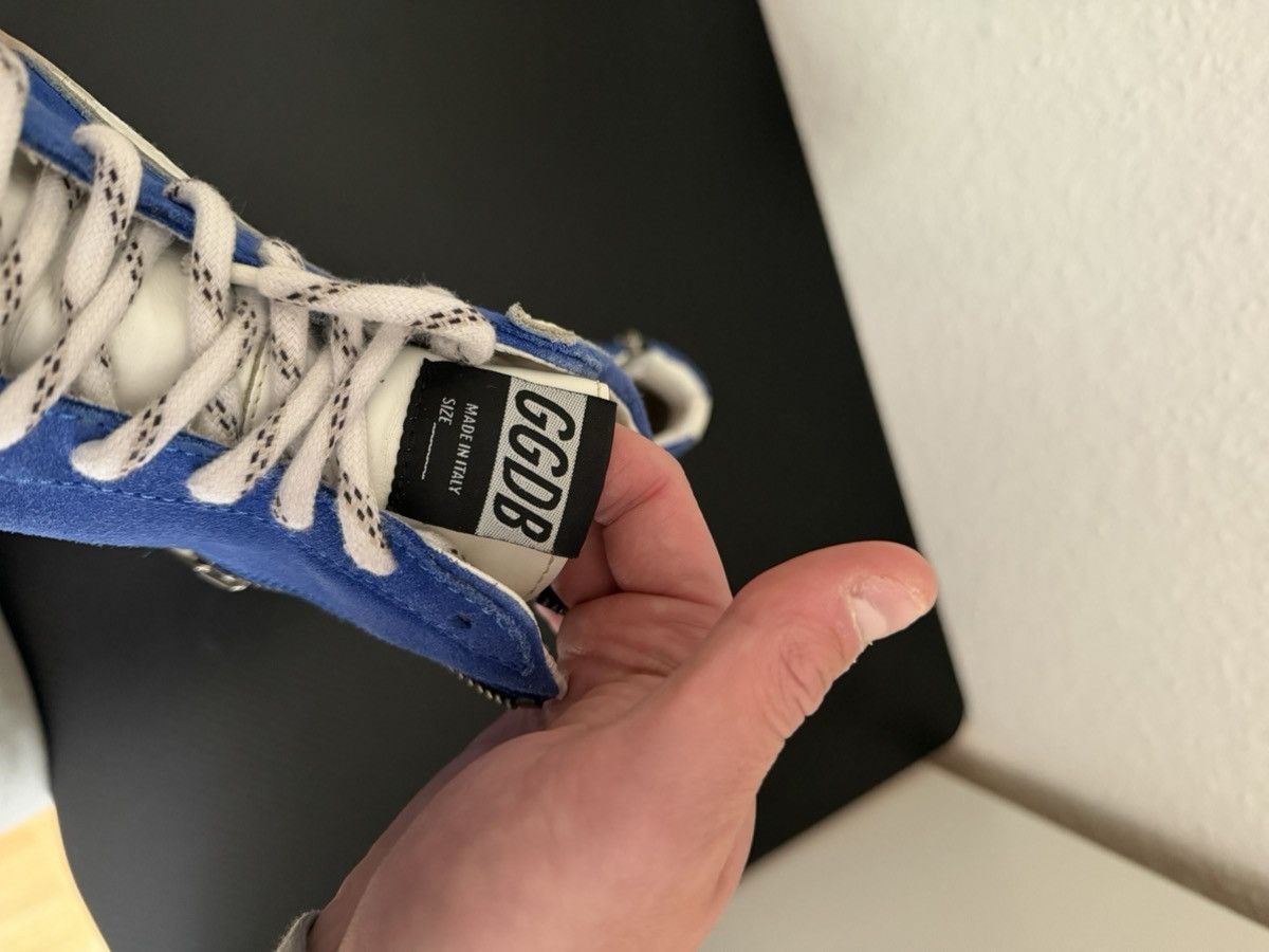 Golden Goose Golden Goose Slide High Top Sneakers Blue/White Red Star Size US 4 / IT 34 - 11 Thumbnail