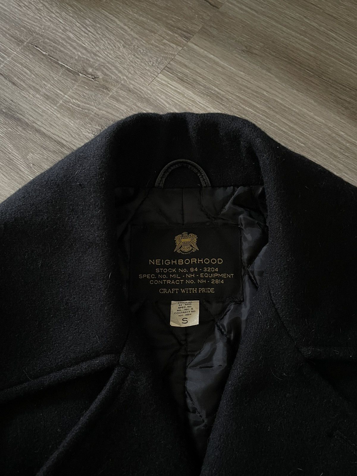 Japanese Brand × Neighborhood 🇯🇵Rare Neighborhood Wool Double Button Japanese Coat Jacket Size US S / EU 44-46 / 1 - 9 Thumbnail