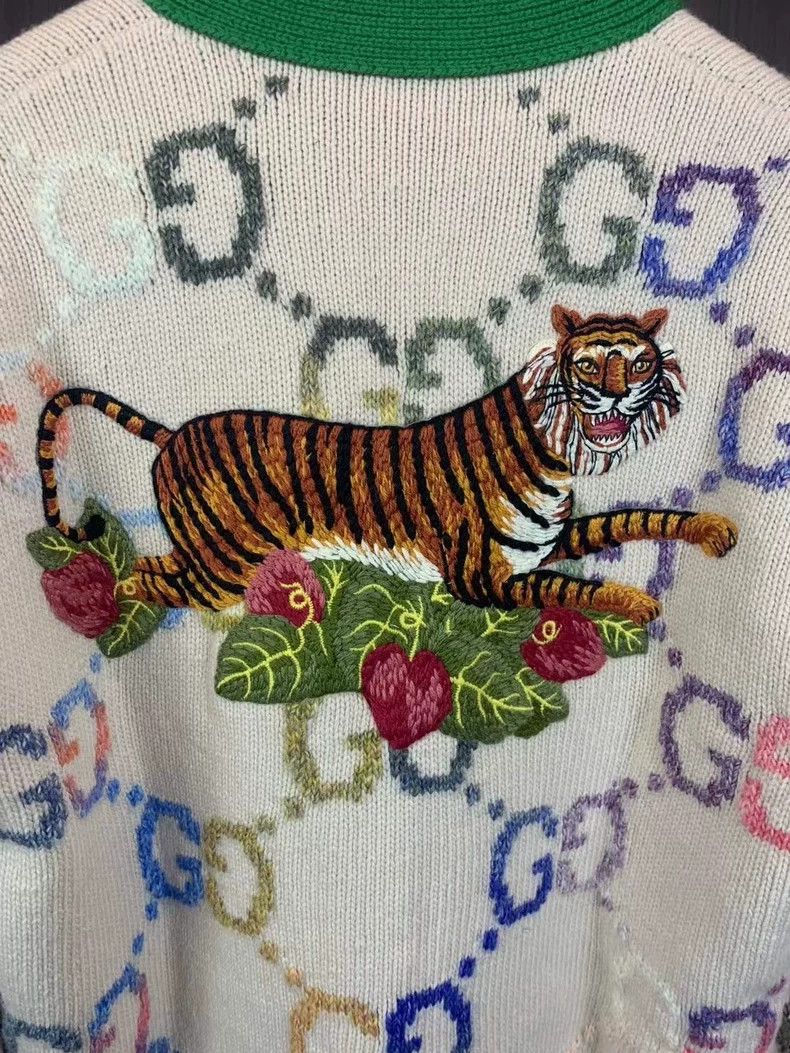 Gucci Gucci Tiger embroidered cardigan coat Size XS / US 0-2 / IT 36-38 - 4 Thumbnail