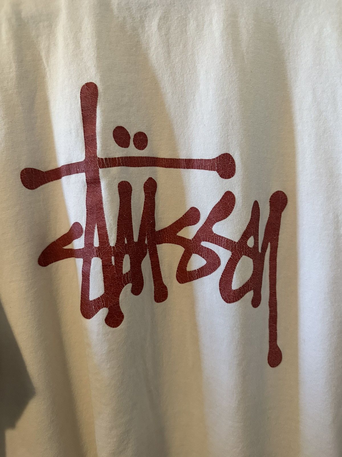 Stussy × Vintage Cream Stussy Shirt Size US XL / EU 56 / 4 - 5 Thumbnail