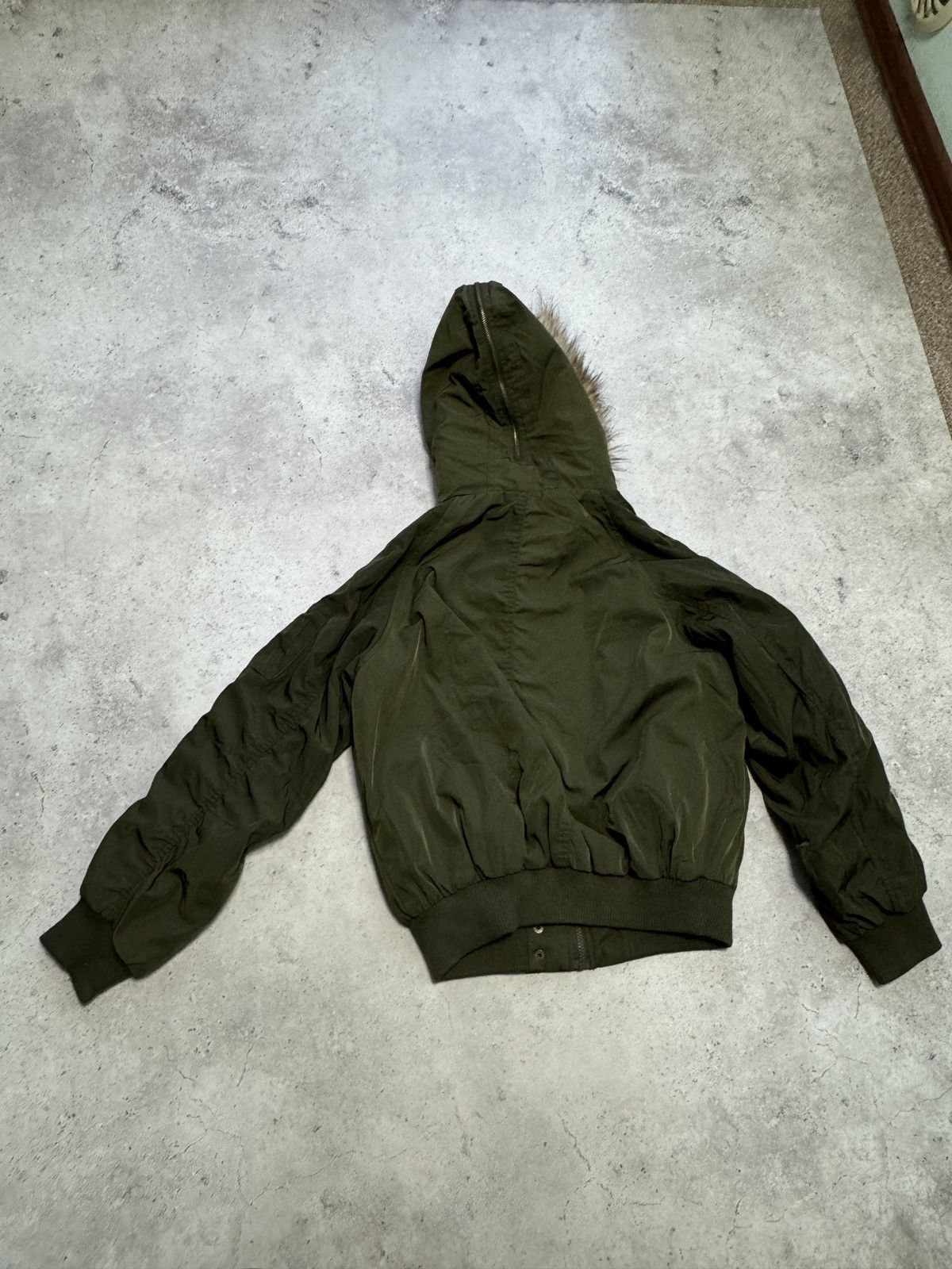 Vintage Fur Zip Hood Undercover Number Nine LGB Style Jacket