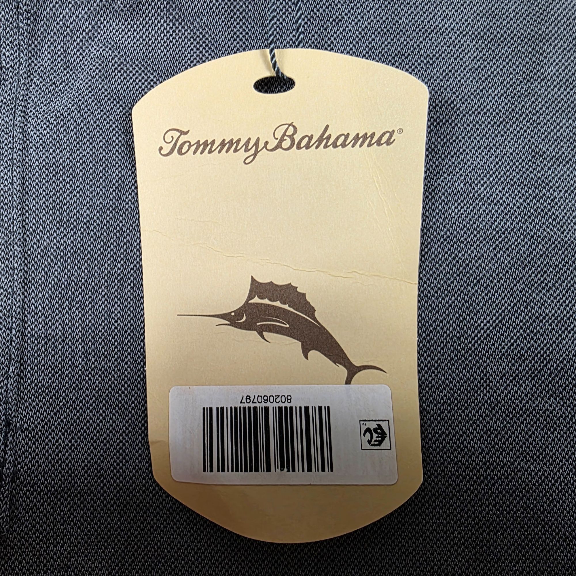 Tommy Bahama Tommy Bahama Shoreline Surf Mens Polo Shirt Medium Gray Shor Size US M / EU 48-50 / 2 - 4 Thumbnail