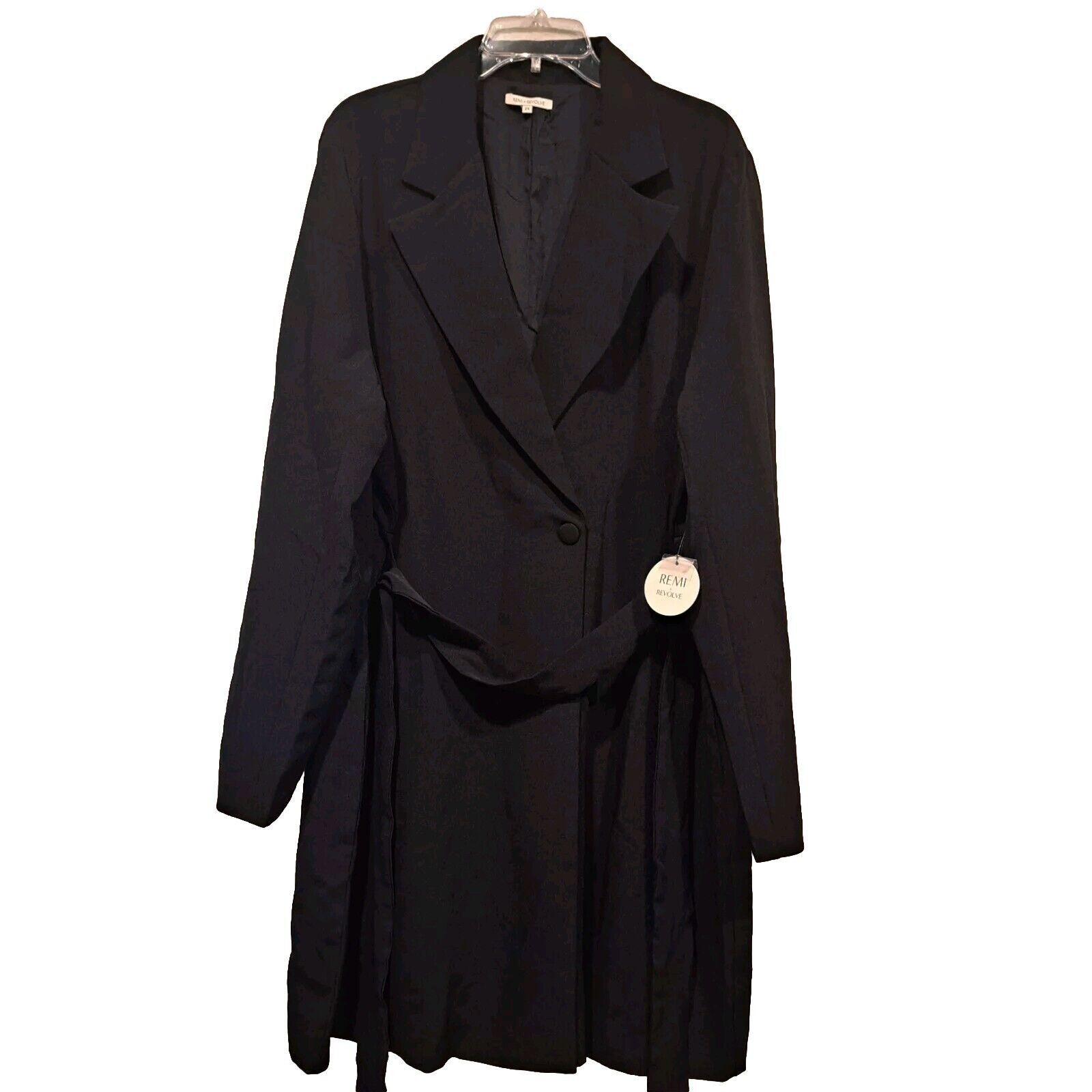 REVOLVE REMI X REVOLVE - Meghan Style Blazer Dress Size 2X NWT Black Size XXL / US 16-18 / IT 52-54 - 2 Thumbnail