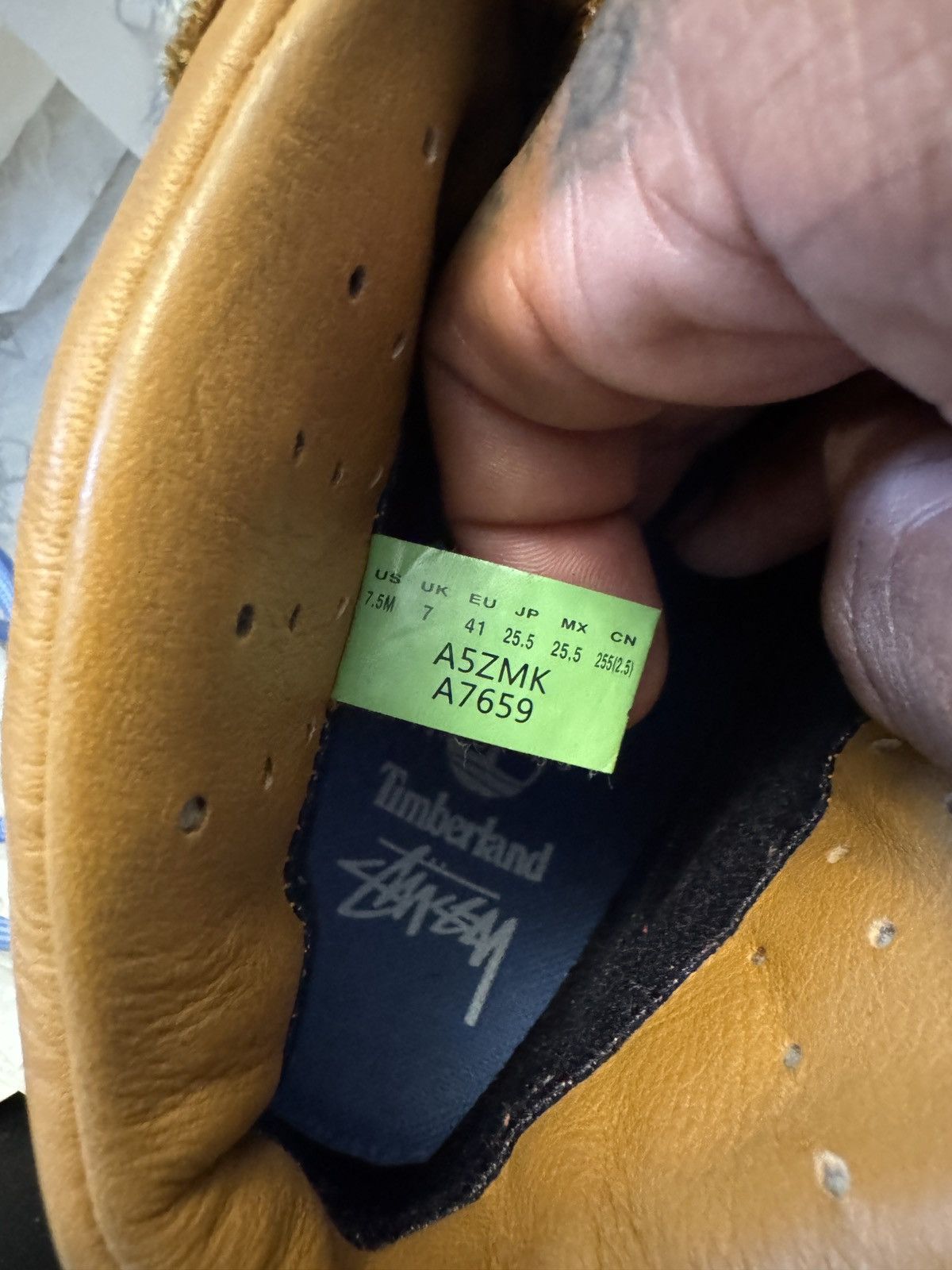 Stussy × Timberland Wheat Stussy x Timberland World Hiker Size US 7.5 / EU 40-41 - 11 Thumbnail