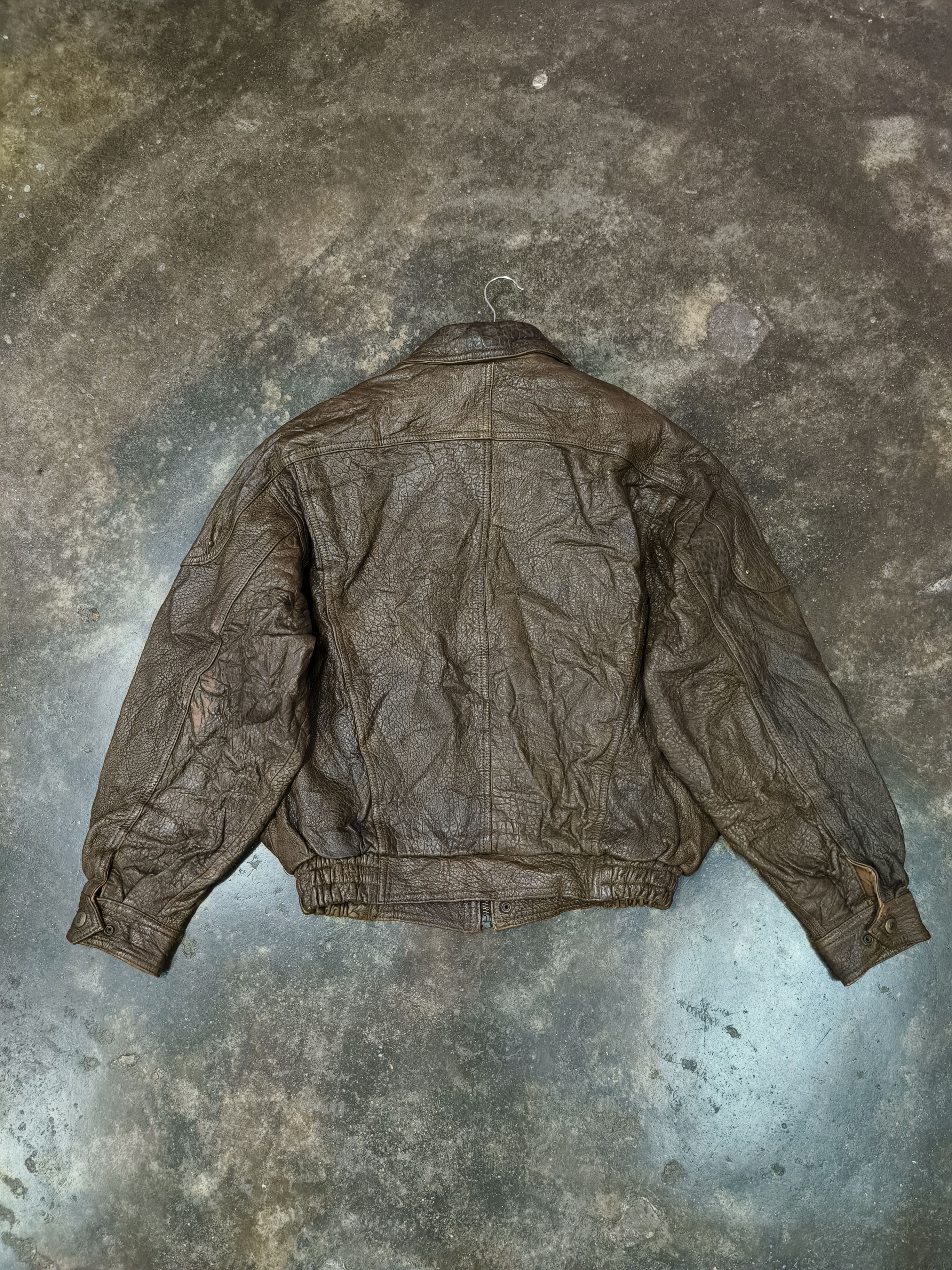 Genuine Leather TRUE VINTAGE FLIGHT BOMBER JACKET LEATHER Size US M / EU 48-50 / 2 - 7 Thumbnail