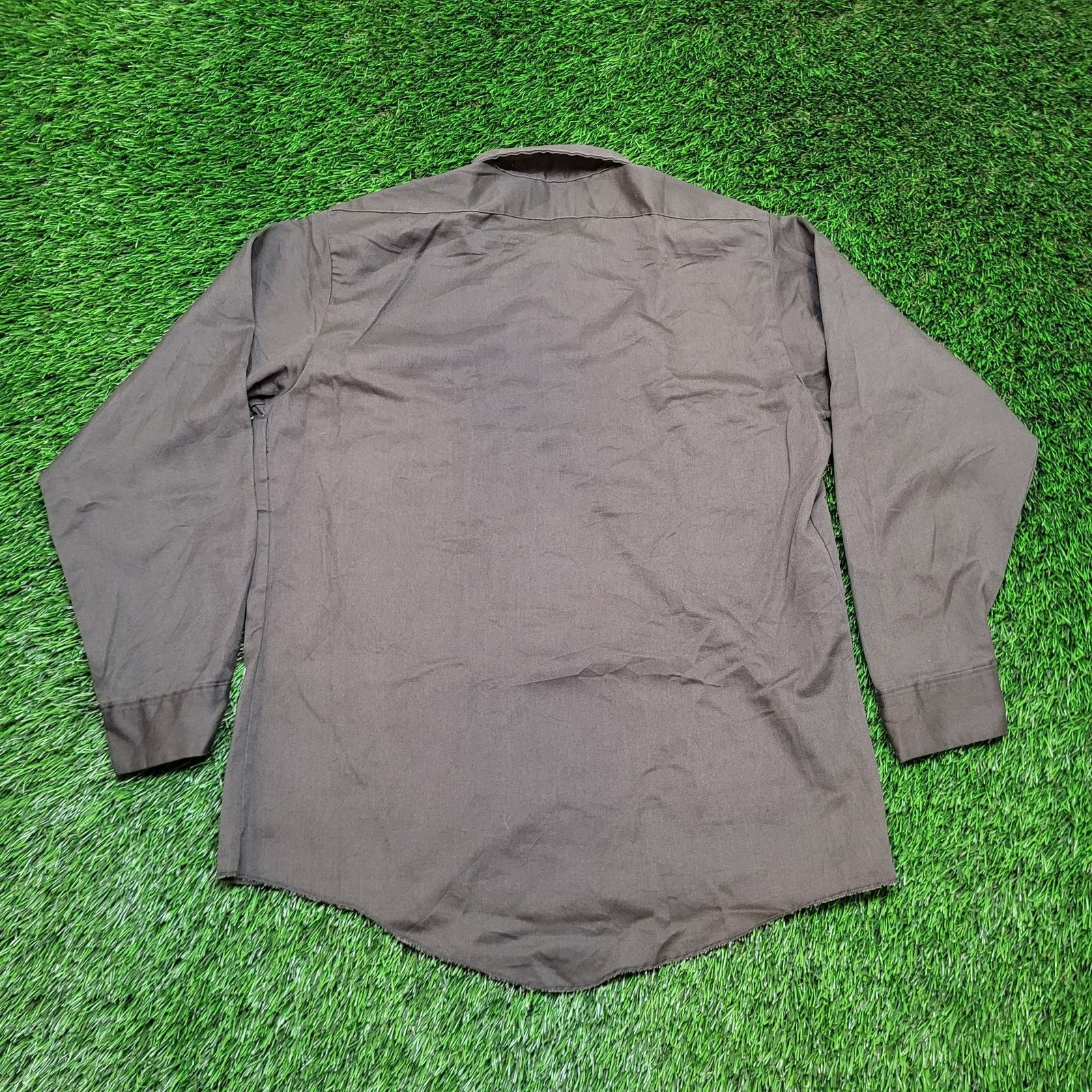 Dickies VTG 90s Dickies USA Made Work Shirt Boxy L (Slim Fit) Tag M Size US L / EU 52-54 / 3 - 3 Thumbnail