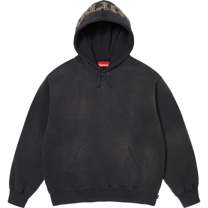 Supreme Overdyed Studded Hooded Sweatshirt Size US L / EU 52-54 / 3 - 2 Thumbnail