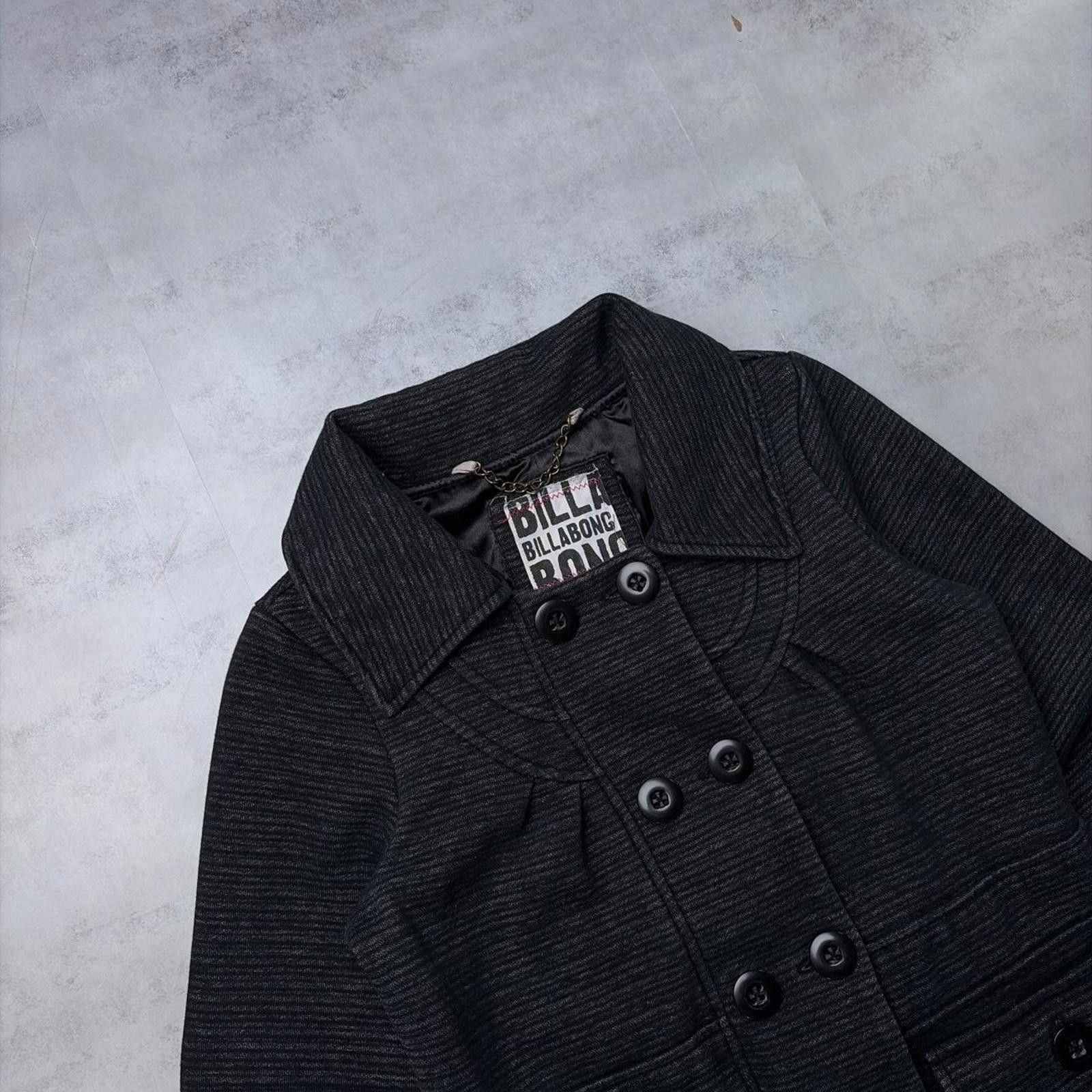 Billabong Y2K Black Billabong Grunge Surf Button Up Coat Size M / US 6-8 / IT 42-44 - 5 Thumbnail