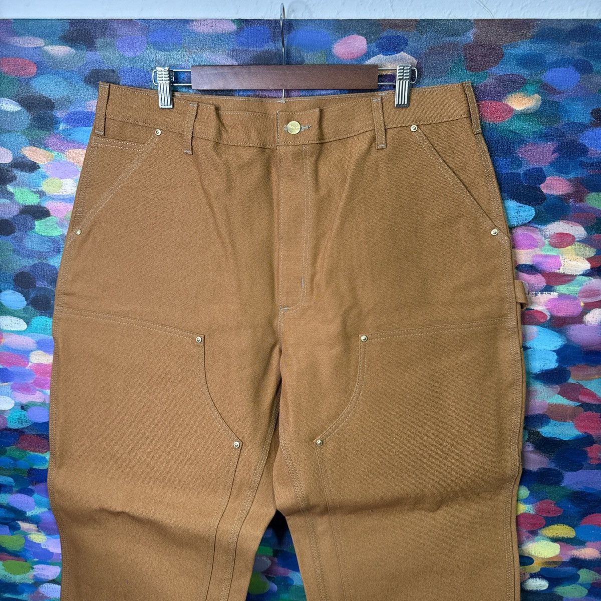 Carhartt Carhartt Brown double knee carpenter pants Size US 38 / EU 54 - 2 Thumbnail