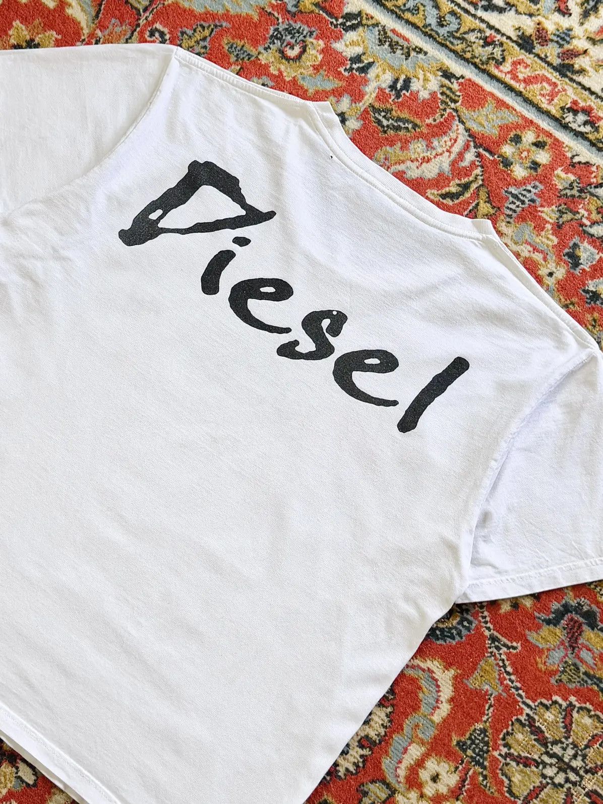 Diesel Vintage Diesel Big Logo Boxy Fit Print Tee T-Shirt Size US L / EU 52-54 / 3 - 10 Thumbnail
