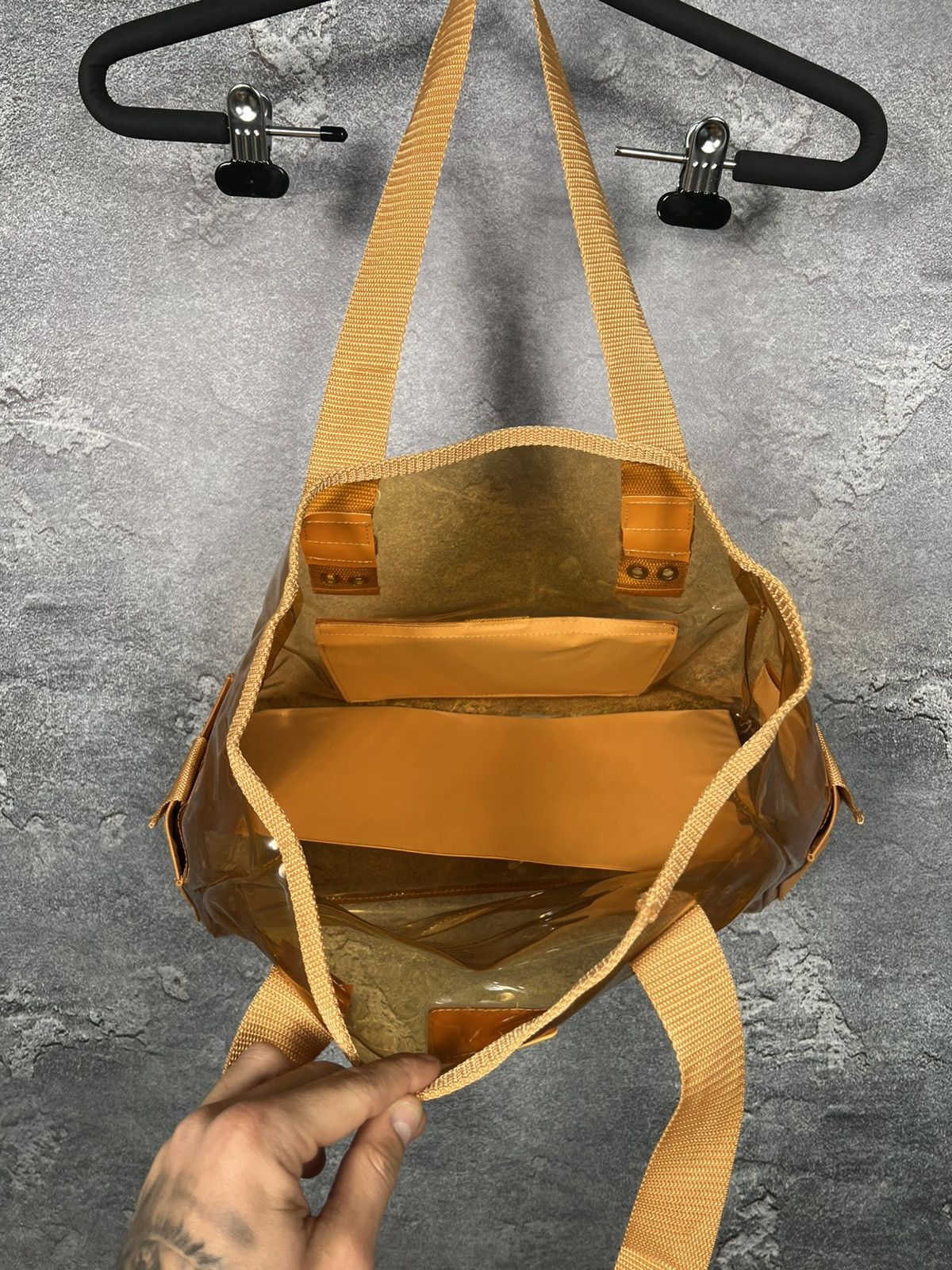 Christian Dior Monsieur Vintage Christian Dior Parfums Transparent Tote Bag Size ONE SIZE - 16 Thumbnail