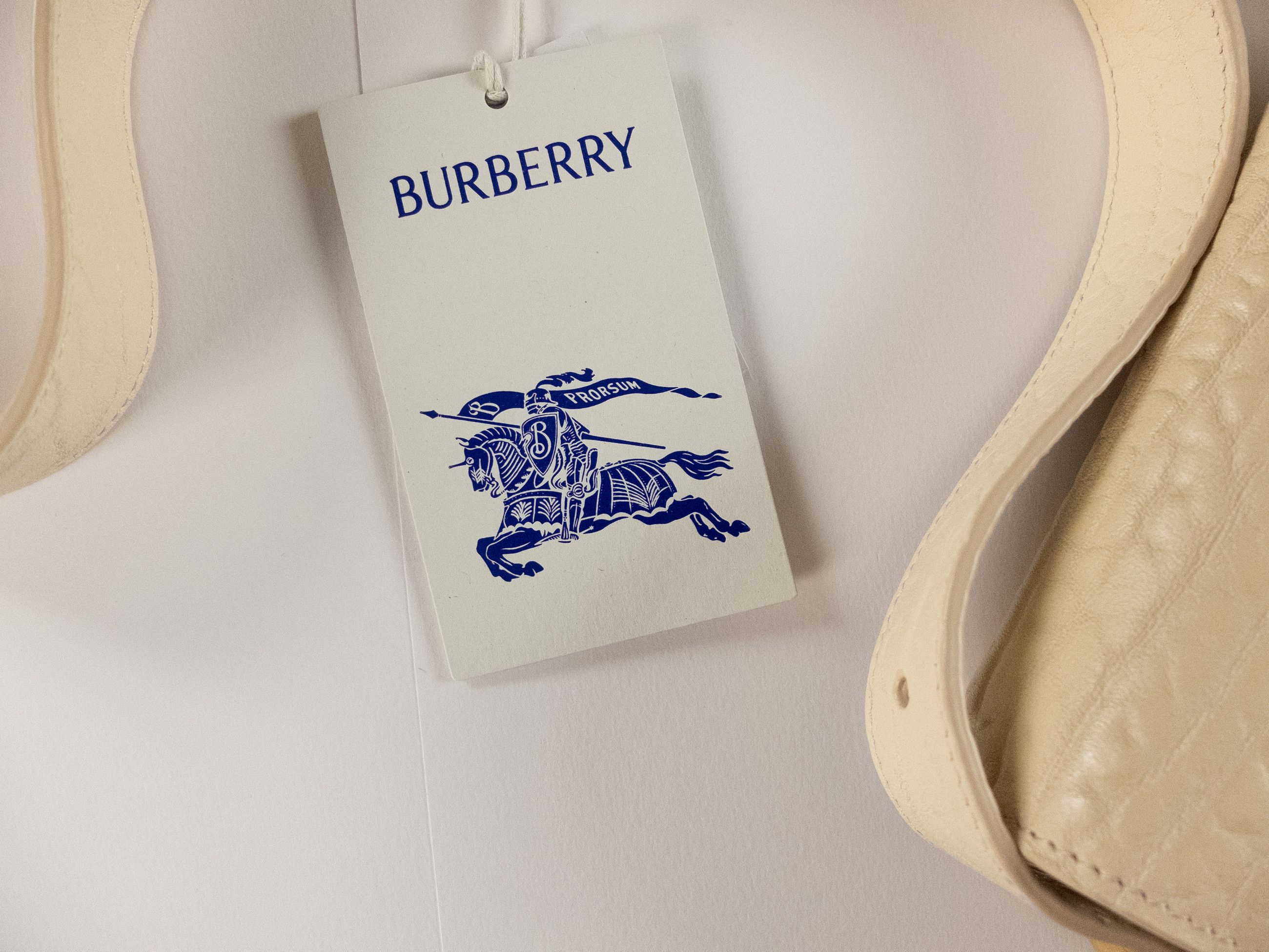Burberry BURBERRY Chess small ecru leather crossbody bag Daniel Lee Size ONE SIZE - 9 Thumbnail