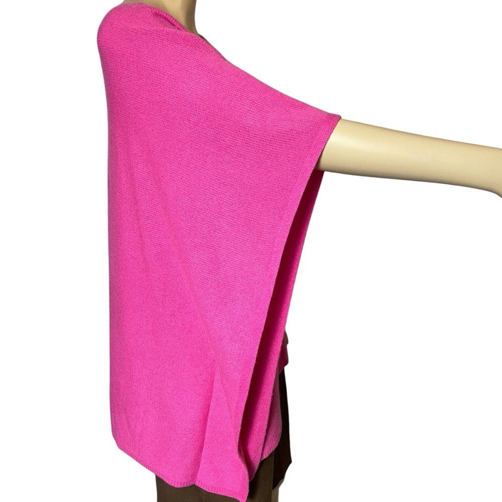 Ralph Lauren Ralph Lauren Pink Cashmere Poncho One Size Size ONE SIZE - 4 Thumbnail