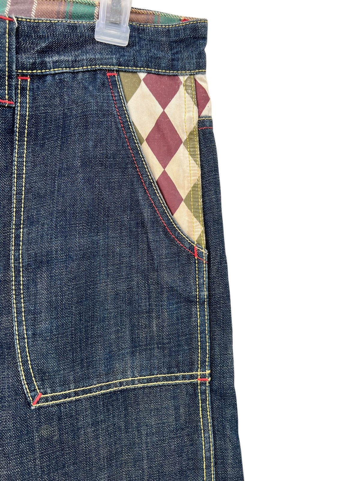 Vintage Vintage SACRIFICE Japan Union Made Hybrid Denim Jeans Size US 34 / EU 50 - 13 Thumbnail