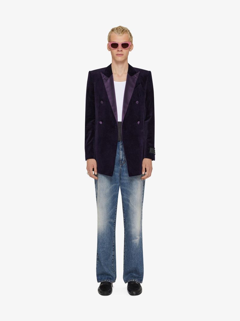 Givenchy o1n1vont0326 Slim Fit Jacket in Blue Size US S / EU 44-46 / 1 - 2 Thumbnail