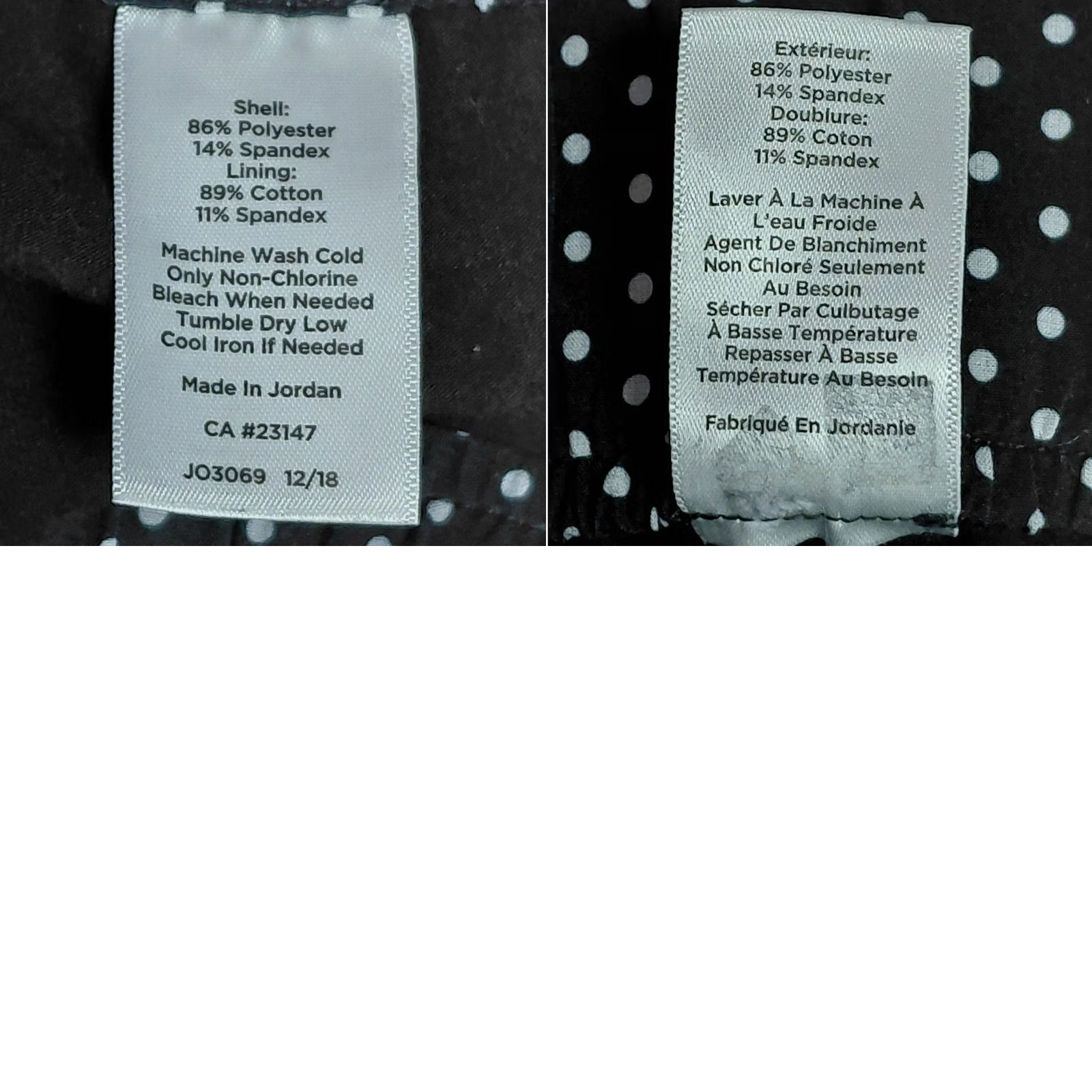 Talbots T by Talbots Skirt Polka Dot Black White Knit XS Women A-Line Short Casual Spring Summer Size 26" / US 2 / IT 38 - 8 Thumbnail