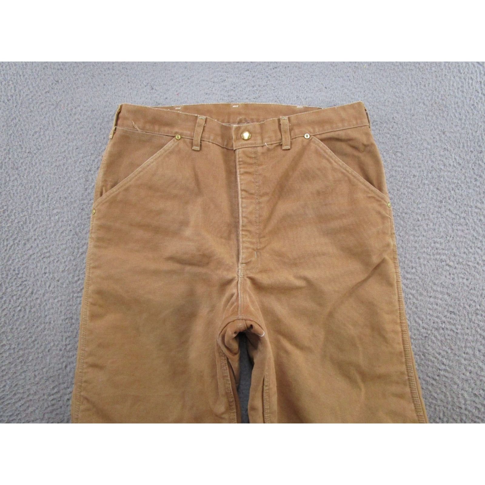Carhartt VTG Carhartt Quilt Lined 34x32 62WQ Pants Adult Workwear Tan Beige Carhartt Pants Mens Workwear 90s VTG 34x32 Tan Beige 90s Carhartt Pants Mens Size US 34 / EU 50 - 3 Thumbnail