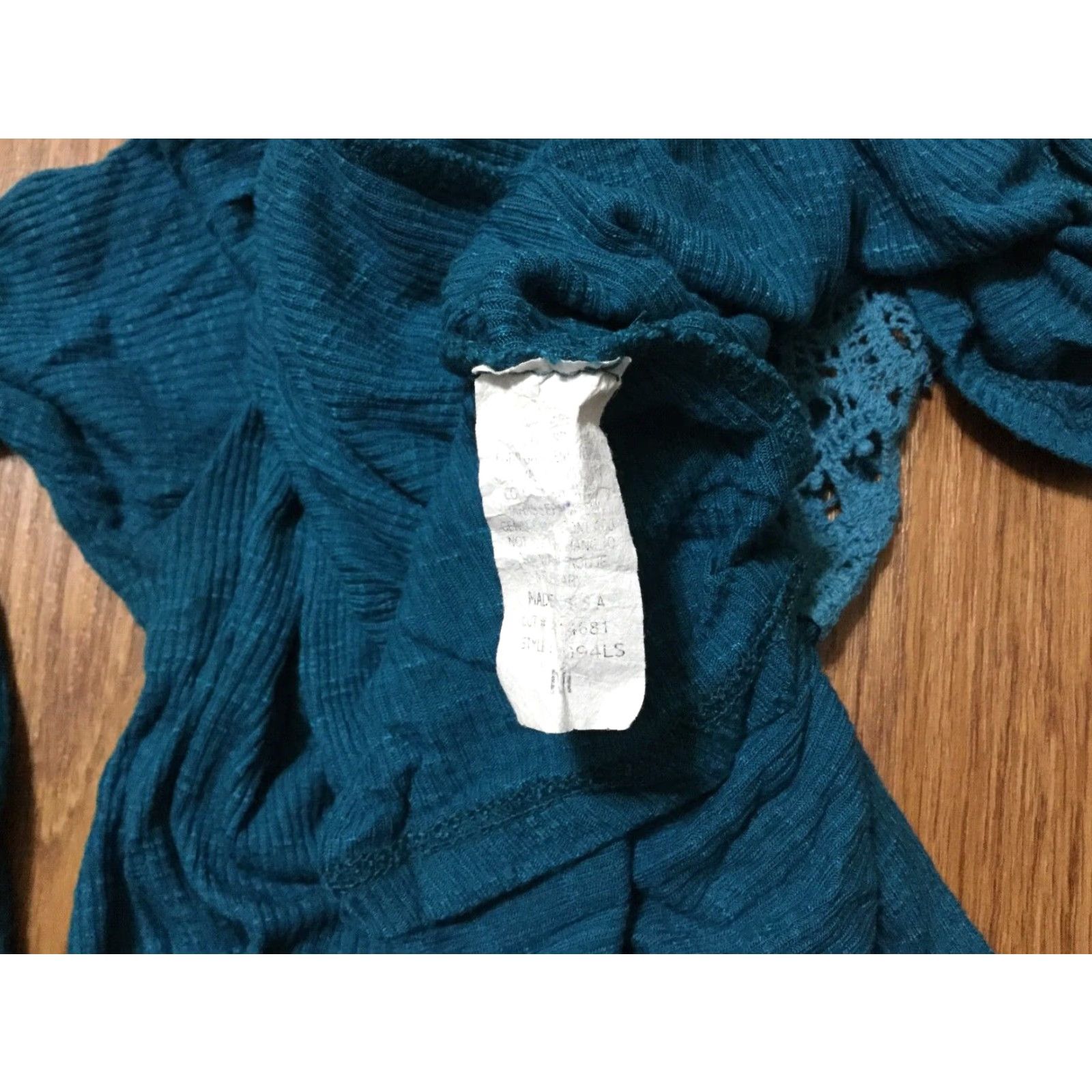 Altea VINTAGE Julie's Closet Maternity Cardigan Open-Front Teal Medium Women’s Size M / US 6-8 / IT 42-44 - 5 Thumbnail